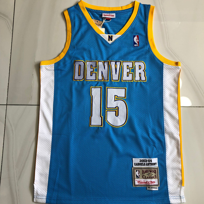 Carmelo Anthony Denver Nuggets Blue 15 MN