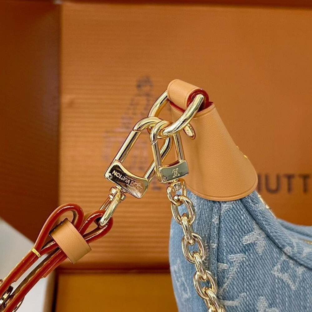 Louis Vuitton LV By The Pool Loop Denim Blue 9.1 Inches M24846