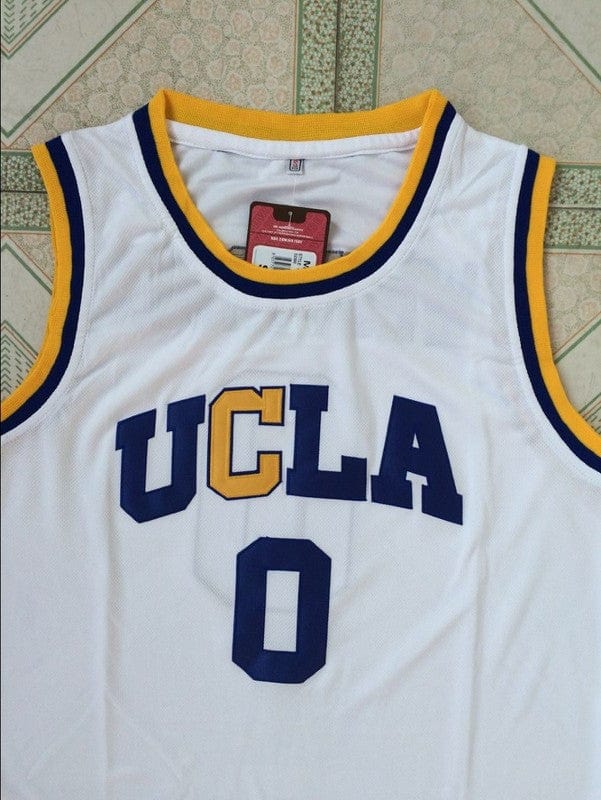 NCAA UCLA No. 0 Spruit White Jersey