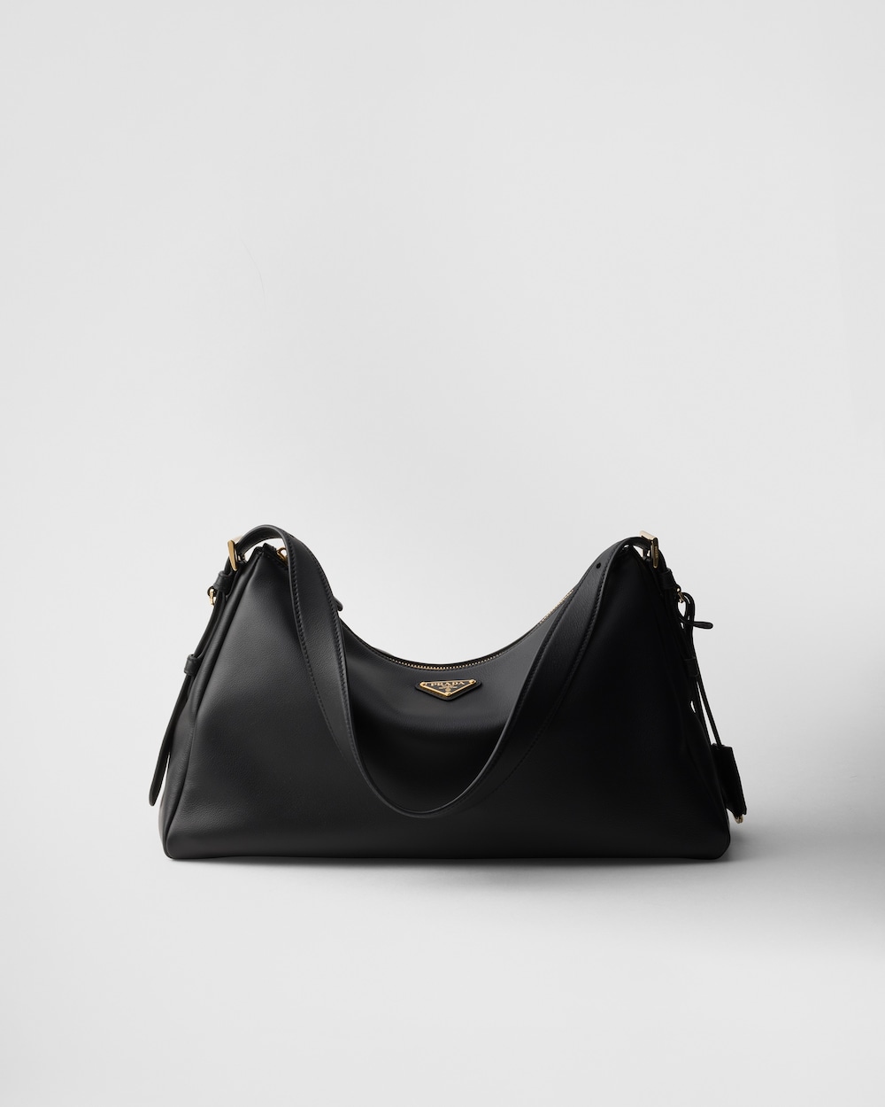 Aim??e Large Leather Shoulder Bag