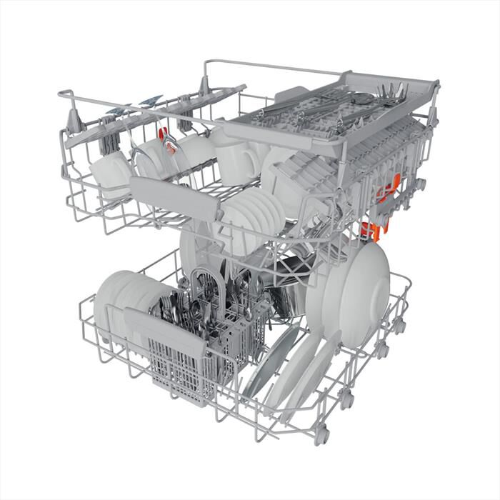 HOTPOINT ARISTON - Lavastoviglie HFC 3C41 CW X Classe C 14 coperti-Acciaio inossidabile