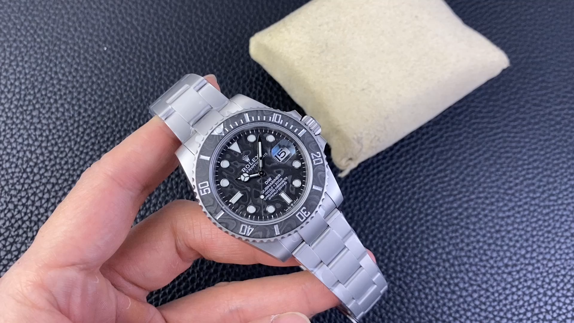【Super Clone】Custom Rolex Submariner Carbon Fiber