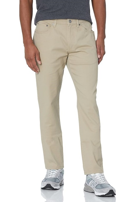 Men's 5-Pocket Stretch Twill Casual Pants