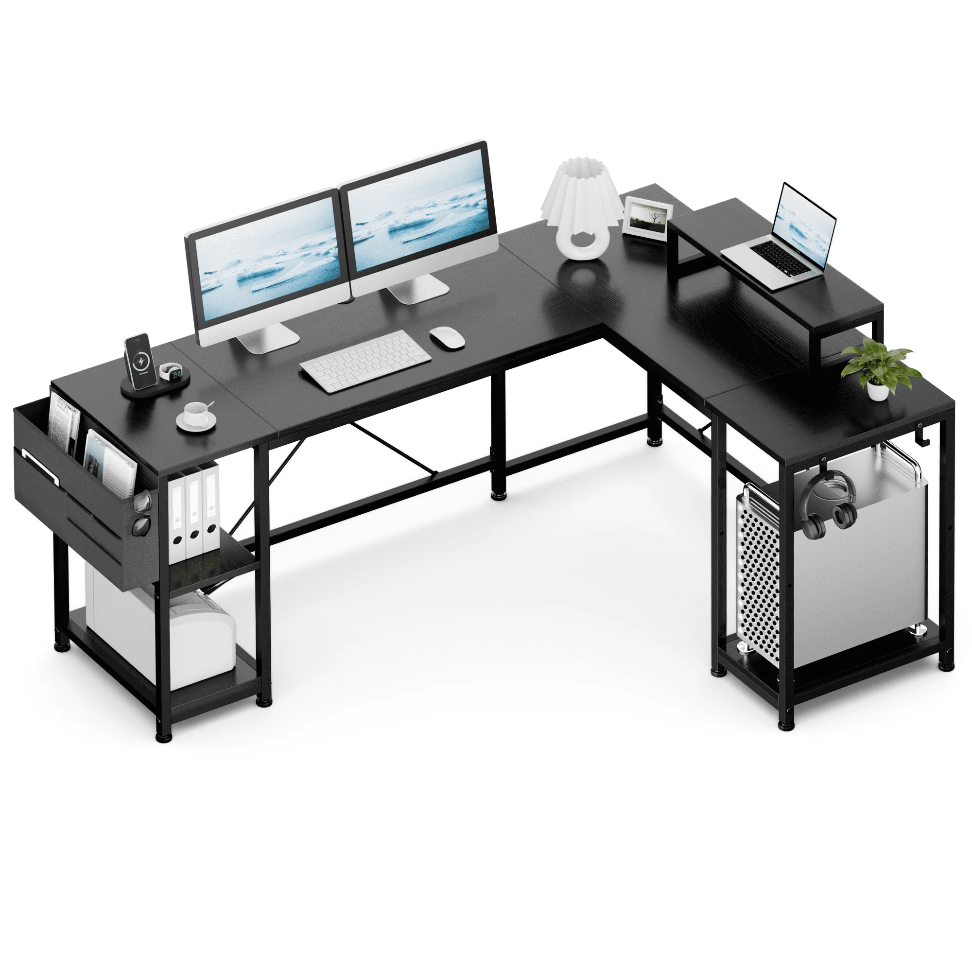 Lulive L-Shaped Computer Desk, 95