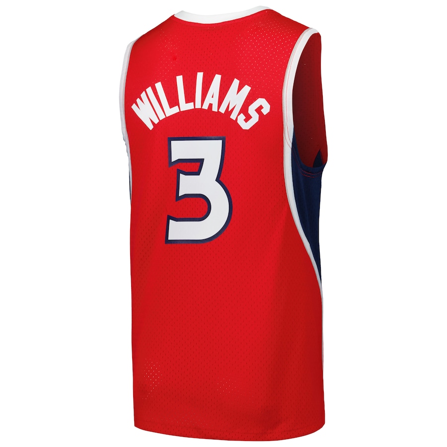 Men's Atlanta Hawks Lou Williams Mitchell & Ness Red 2013/14 Hardwood Classics Swingman Jersey