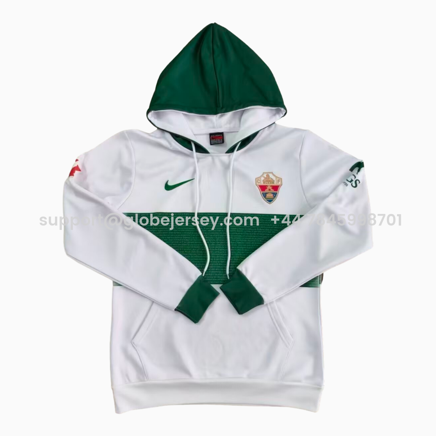 Elche 25-26 White Unisex Pullover Hoodie