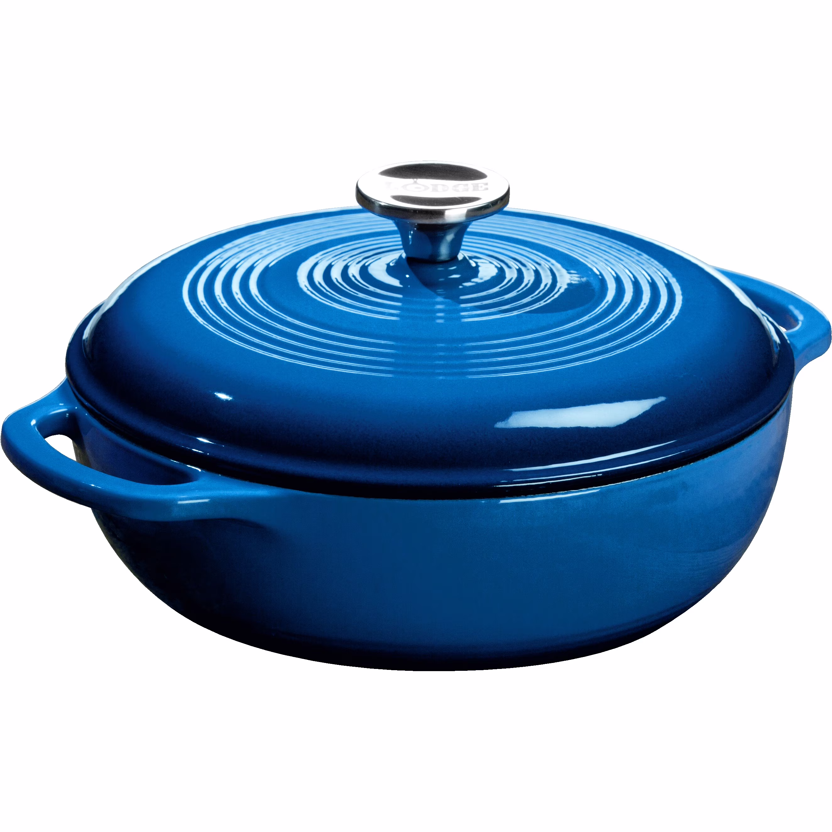 Lodge Cast Iron 3 Quart Enameled Dutch Oven Red