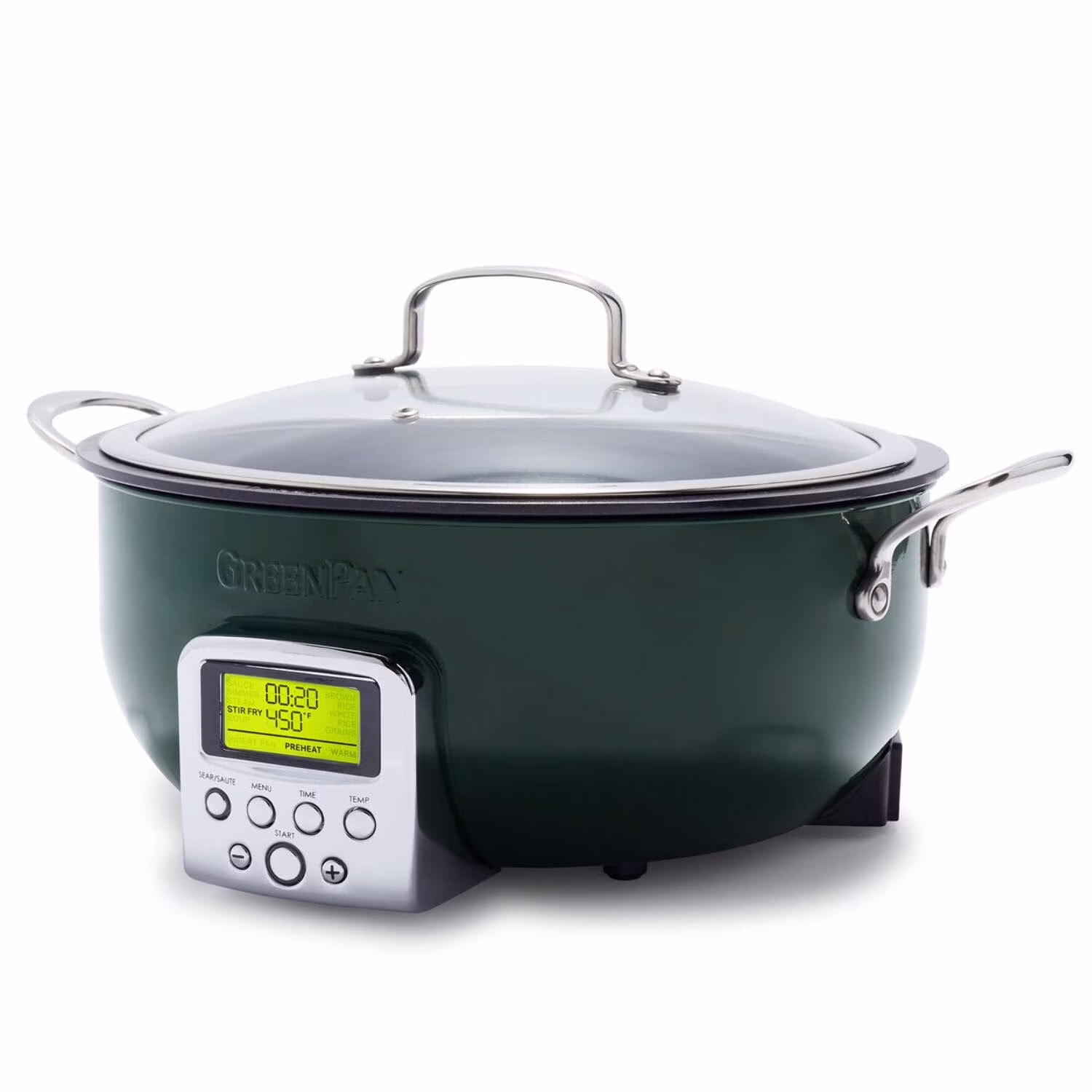 GreenPan Elite 6-Quart Essential Smart Skillet | Black