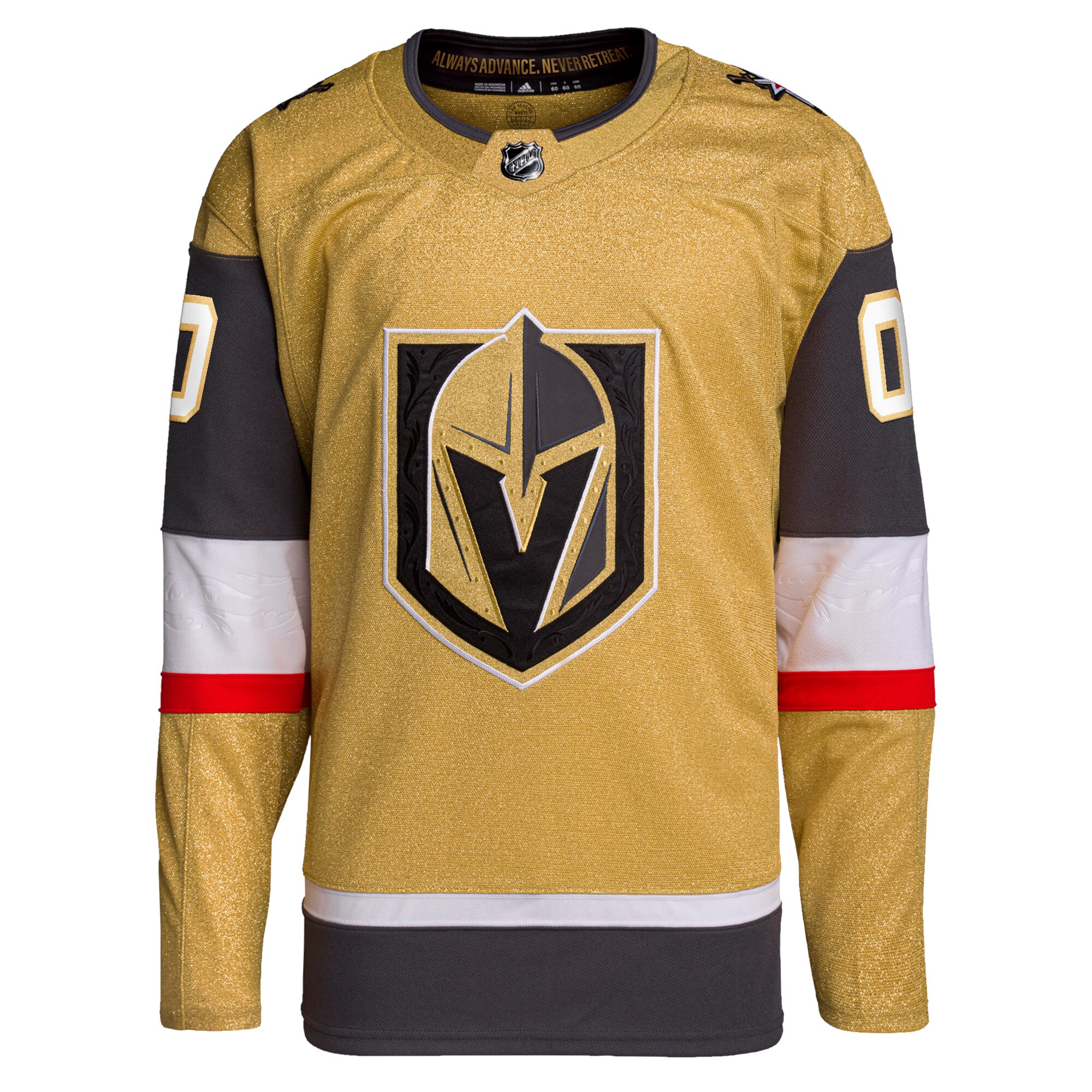 Vegas Golden Knights   Home  Primegreen  Custom Jersey – Gold