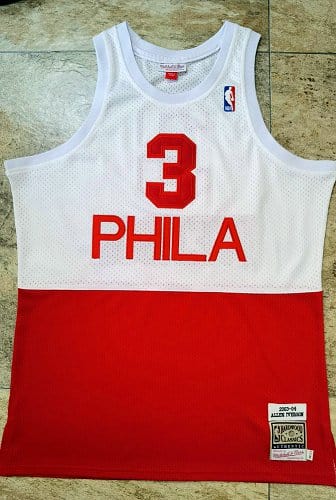 Allen Iverson Philadelphia 76ers Throwback Jersey