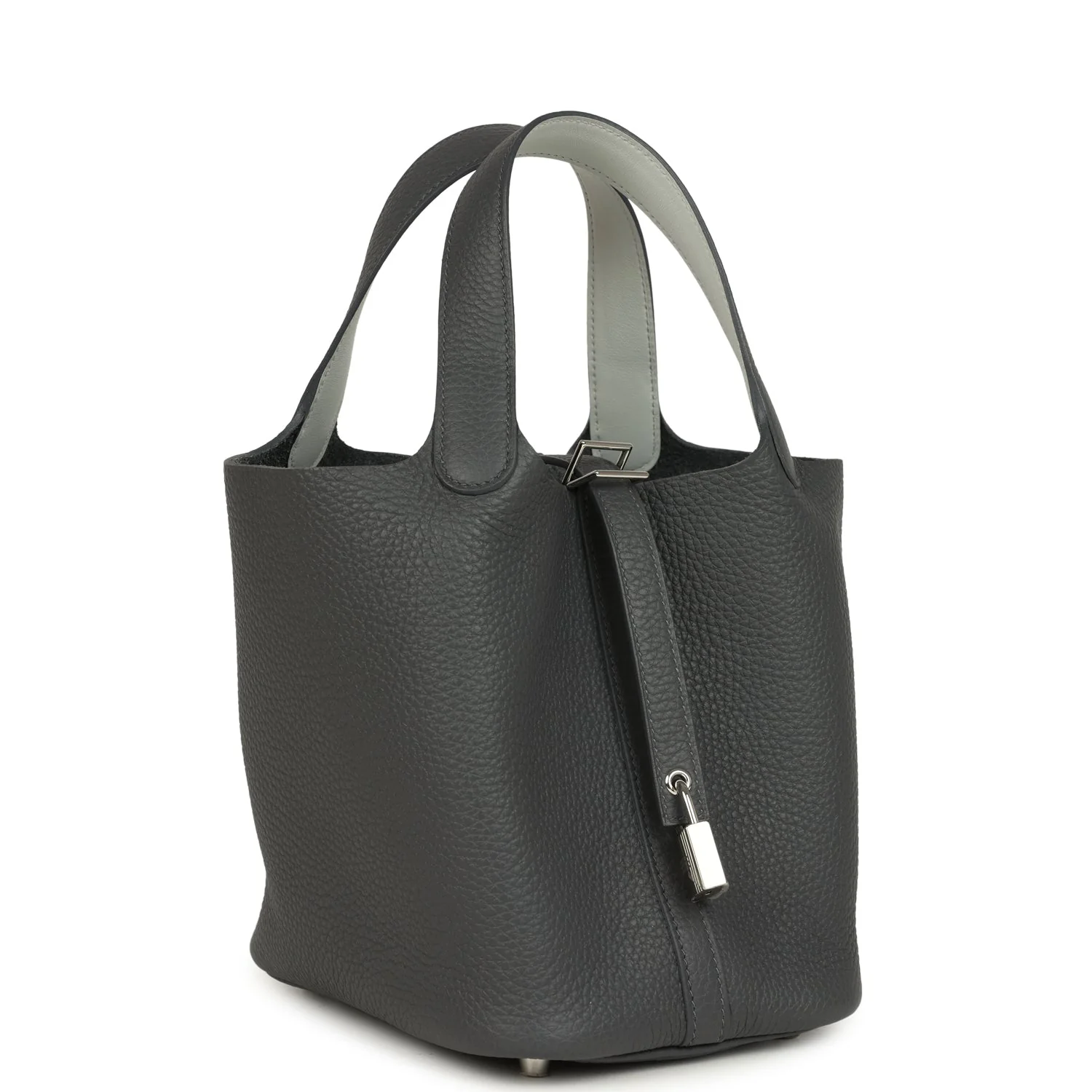 Hermes Picotin Lock 18 Eclat Ardoise Clemence and Gris Pantin Swift Palladium Hardware