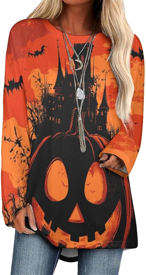 Womens Halloween Crewneck Sweatshirts