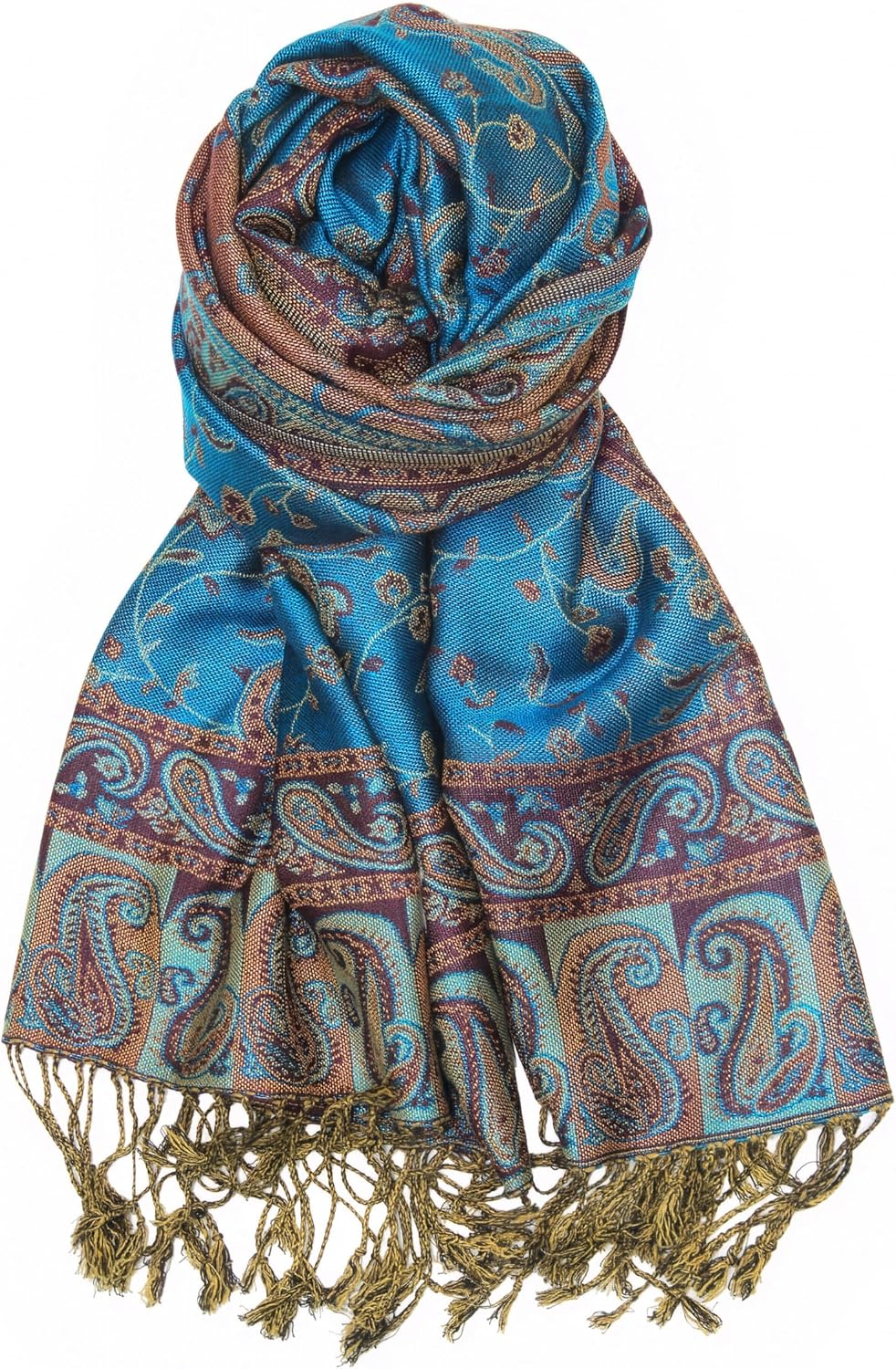 Reversible Paisley Pashmina Rave Scarf