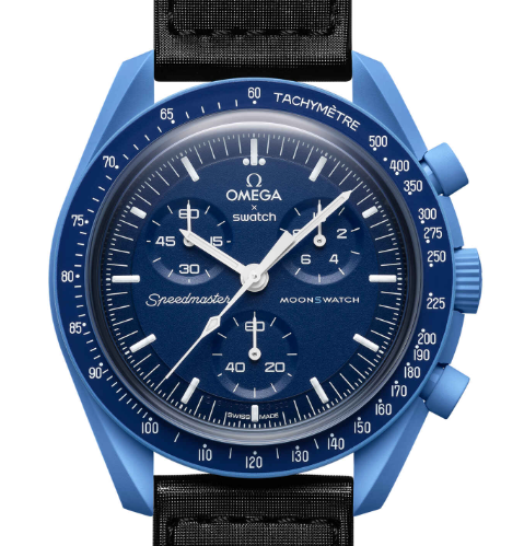 【Super Clone】Swatch x Omega SO33N100 Bioceramic Moonswatch Mission to Neptune