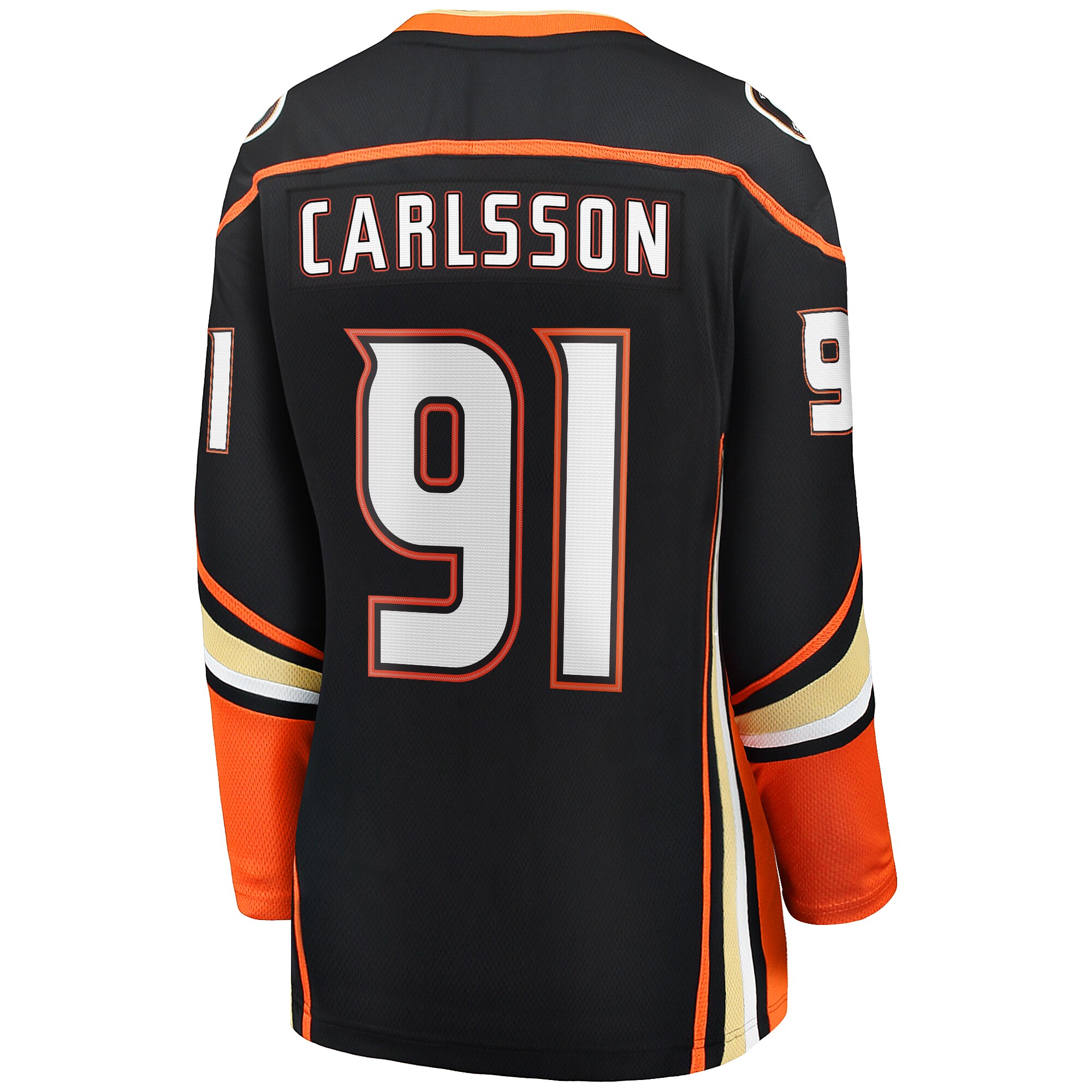 Leo Carlsson Anaheim Ducks Fanatics Women’s Home Breakaway  Jersey – Black