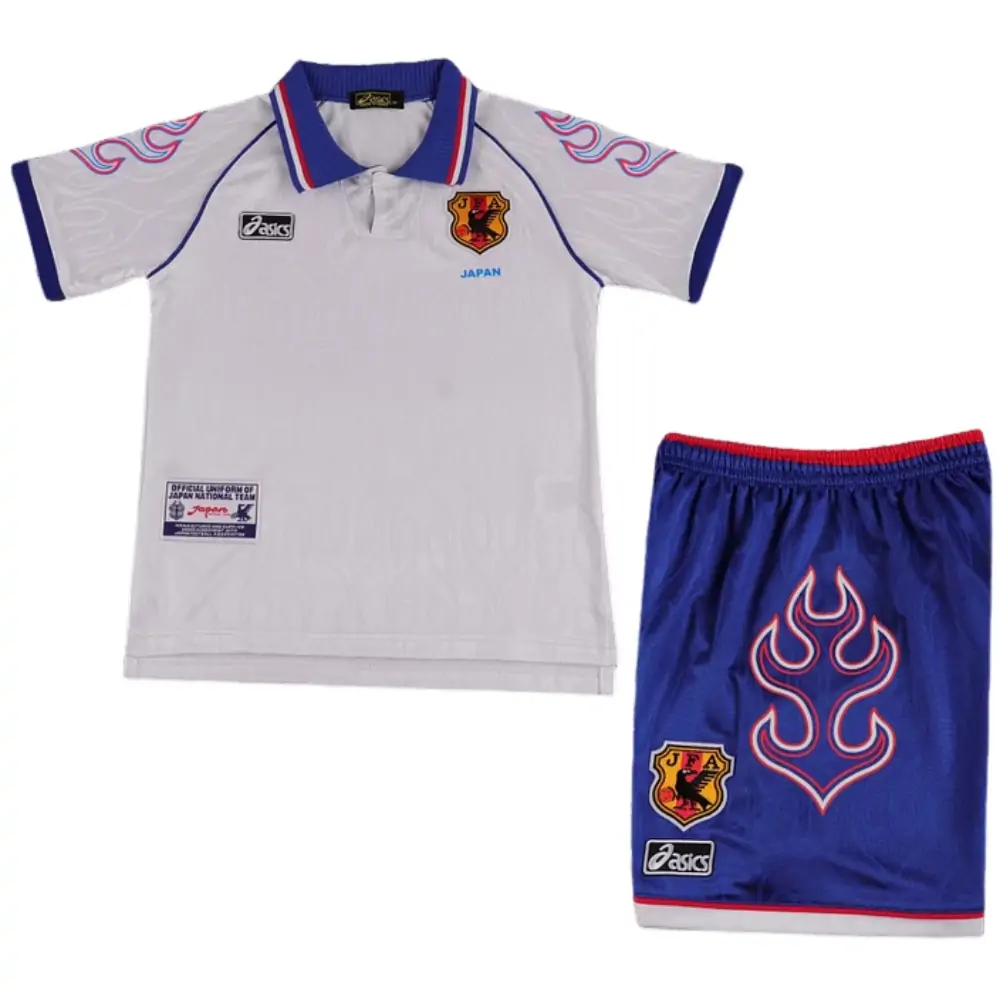 1998 Japan Away Retro Children's Jersey Set - Fans Edition