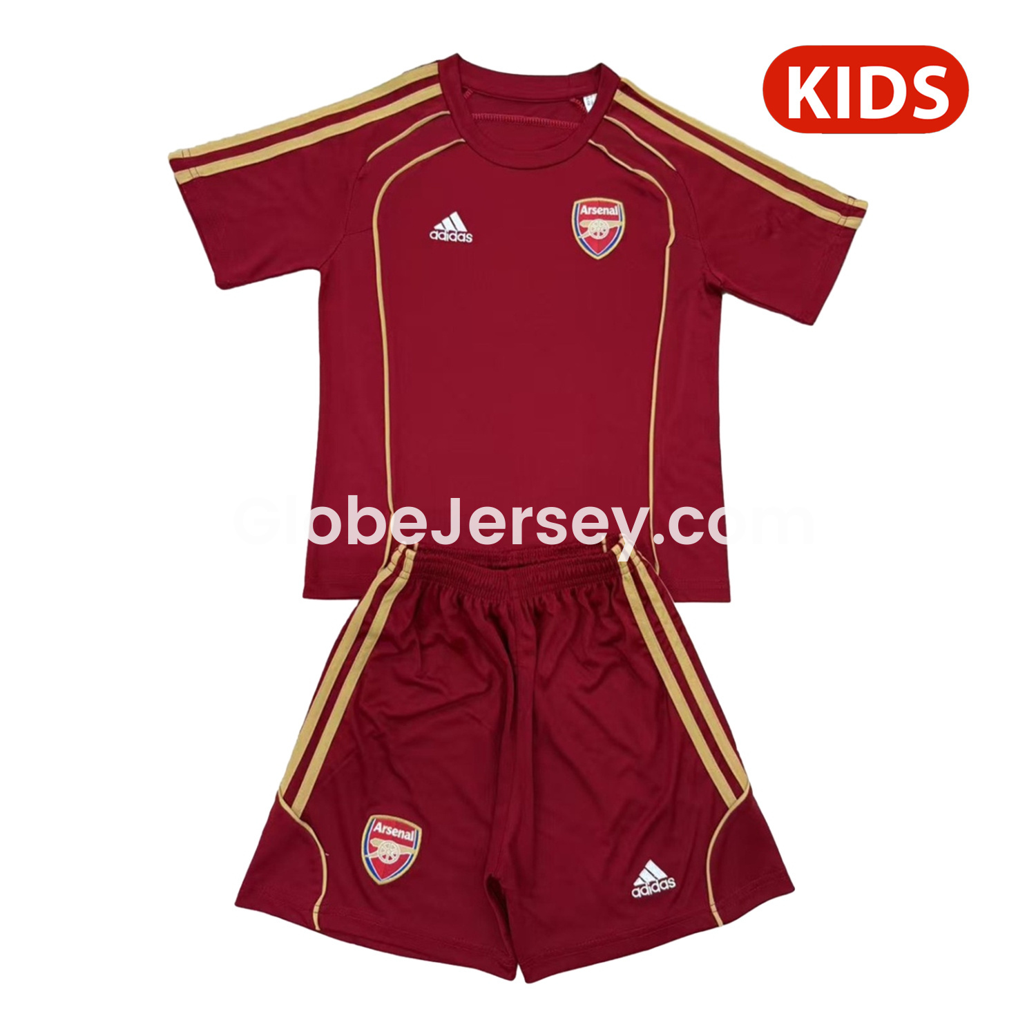 Arsenal 25-26 Urban Purtist Throwback Red Kids Kit