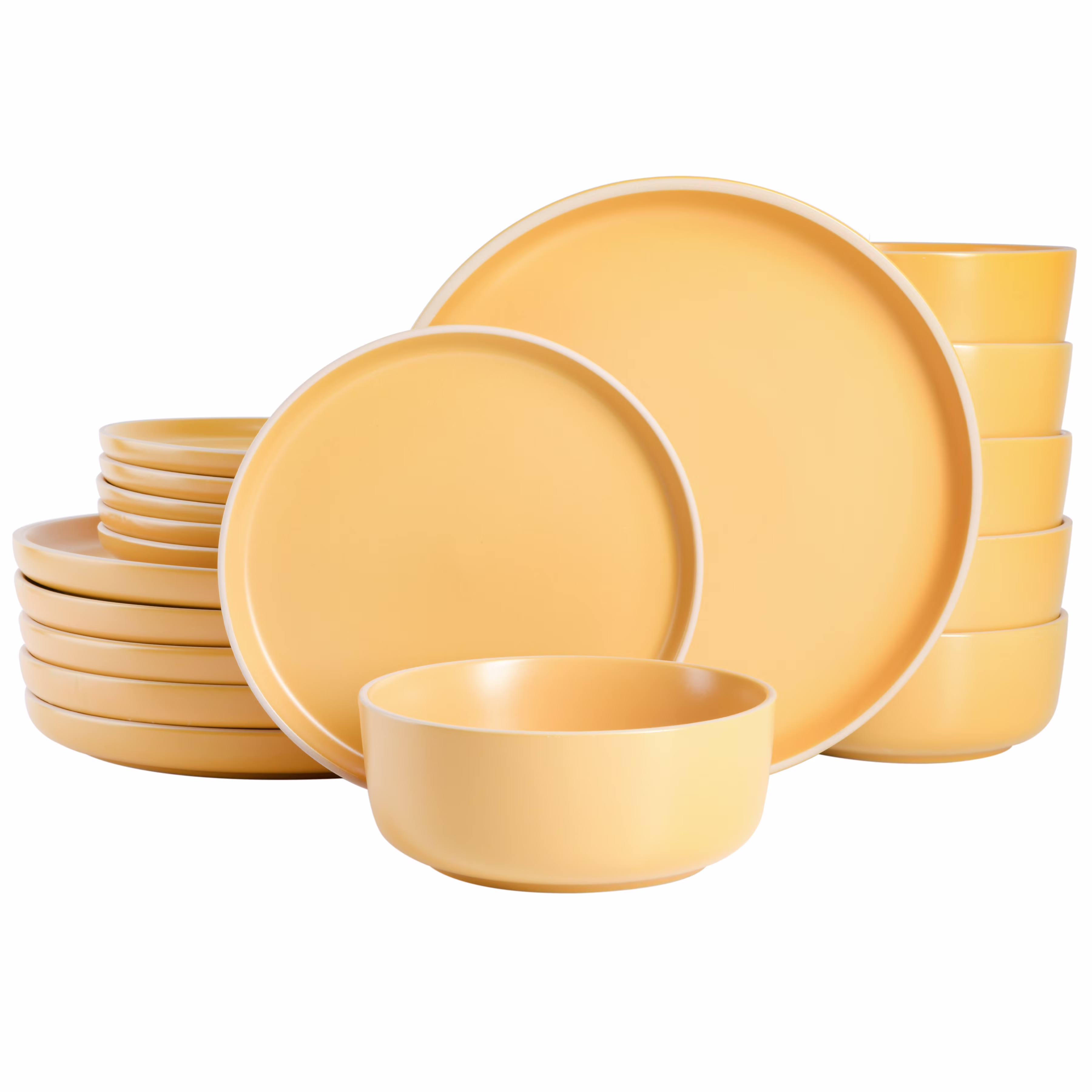 Gibson Home Zuma 18 Piece Dinnerware Set - Black
