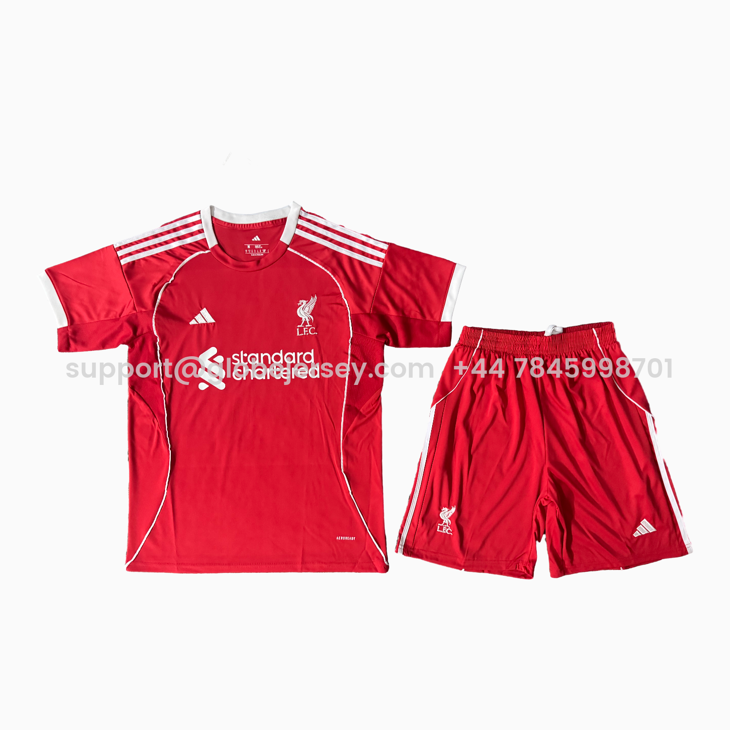 Liver.pool 25-26 Home Men's Adult Jersey Set - Fans Version