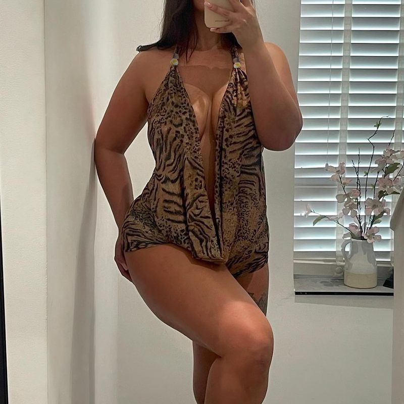 Sexy Two Piece Outfits for Women Deep V Neck