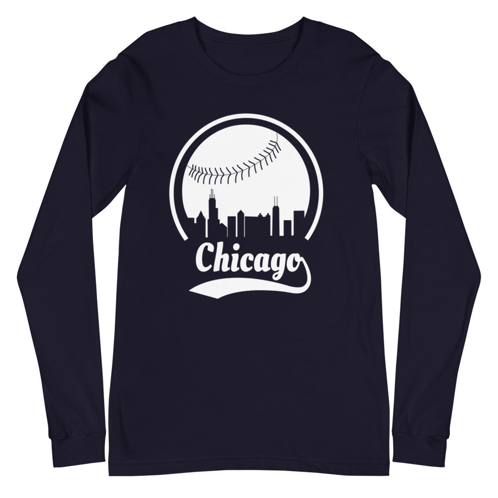 Unisex Chicago White Sox Baseball Long Sleeve Tee Shirt