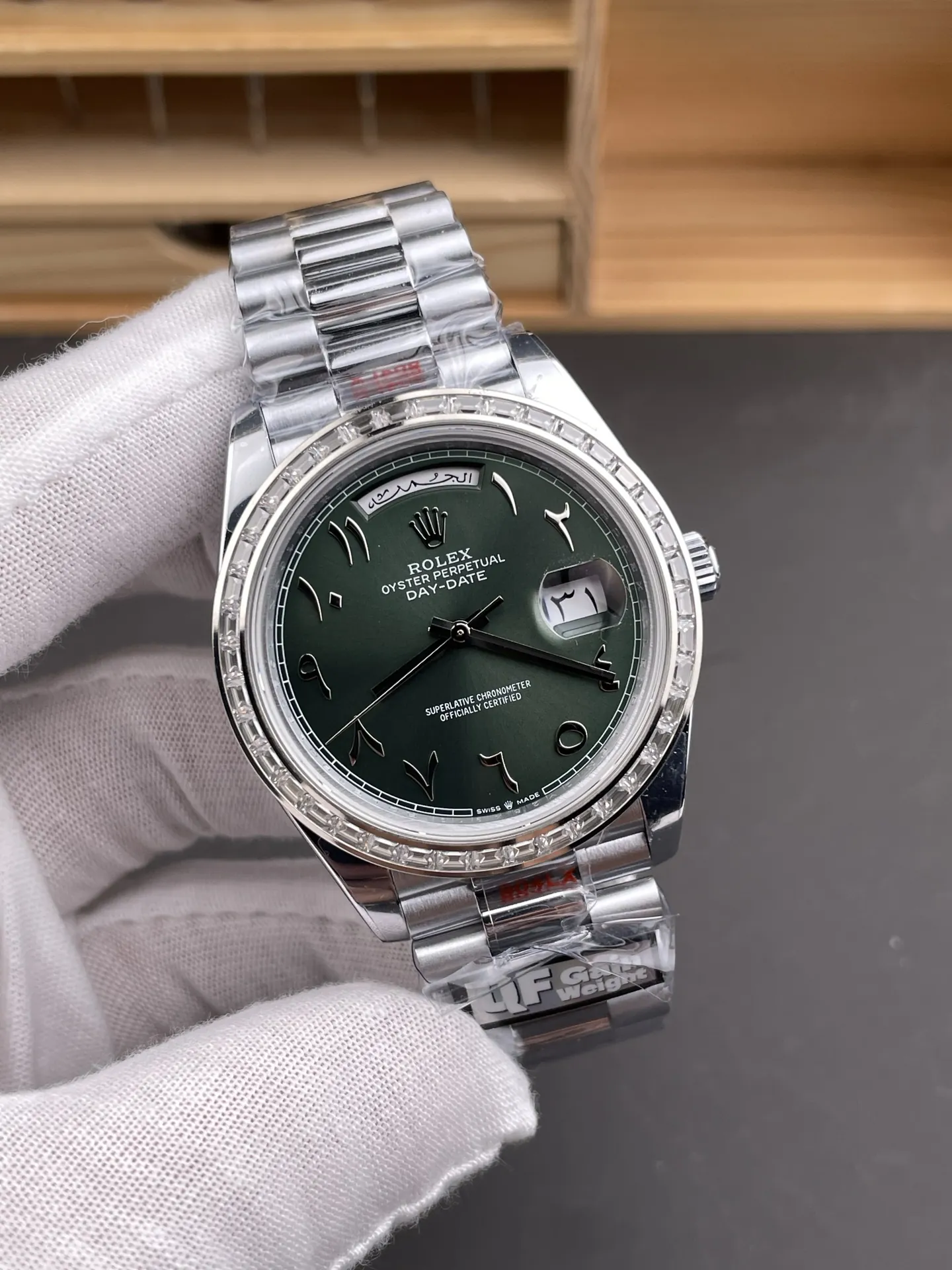 Rolex Day-Date Baguette Diamond 40mm