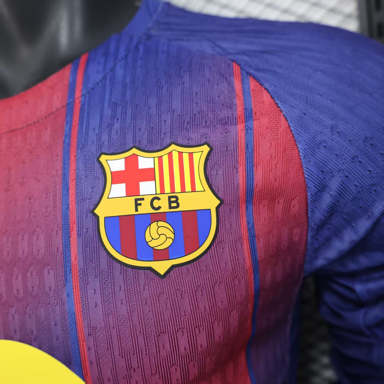 2025-26 Barcelona Home Long Sleeve Jersey - Player Edition
