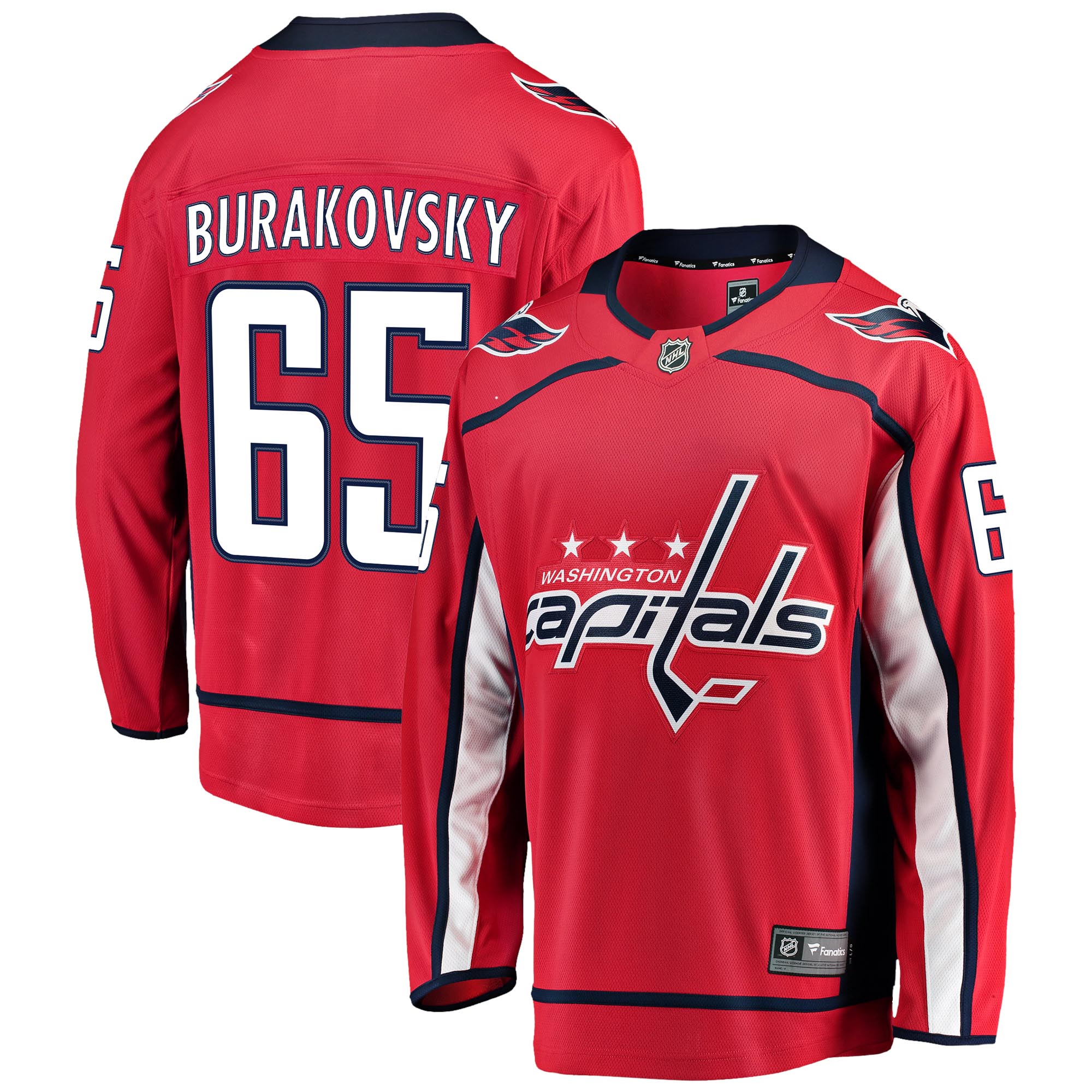 Andre Burakovsky Washington Capitals Fanatics Breakaway Home   Jersey – Red