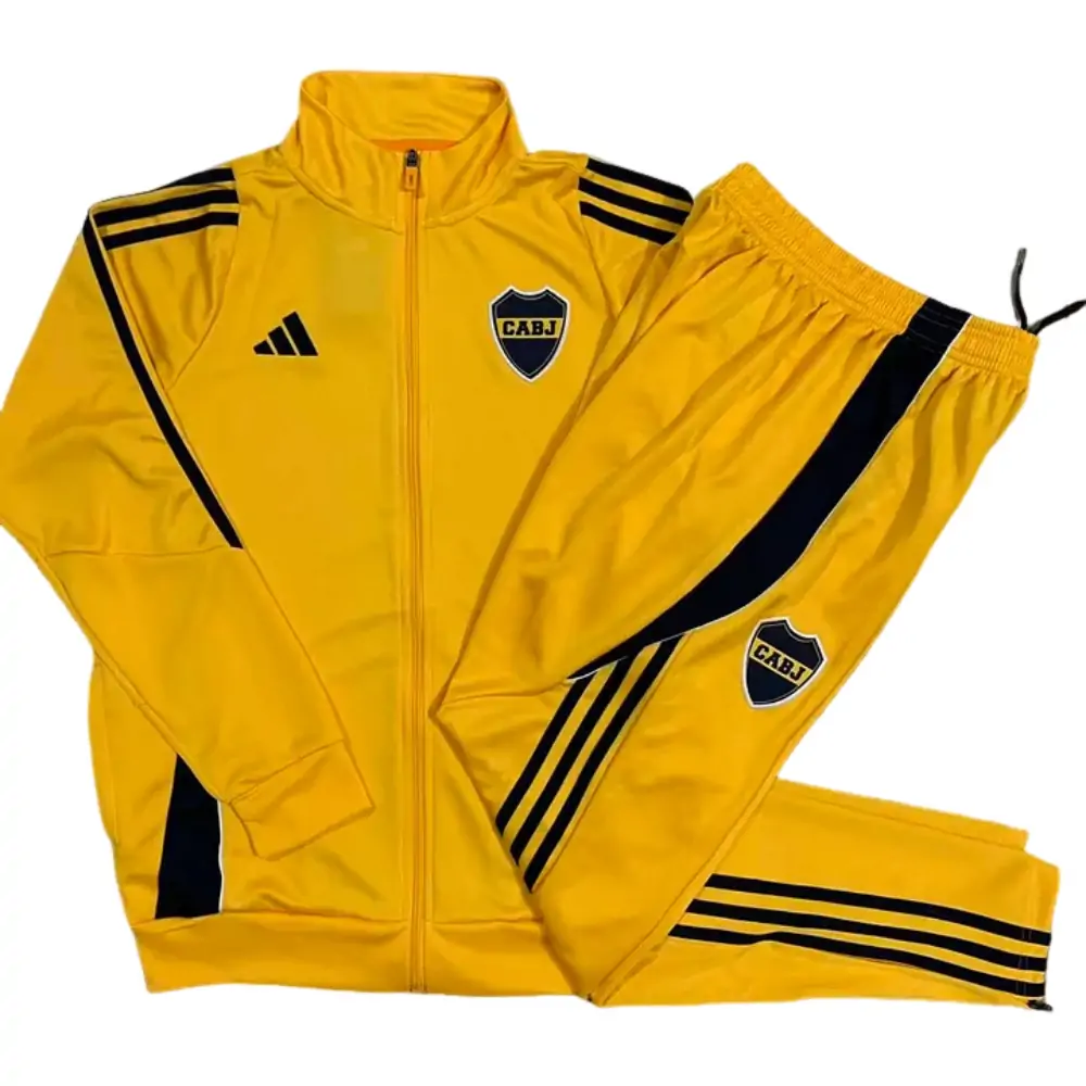 2025-26 Boca Juniors Long Zipper Training Suit - Adult Set