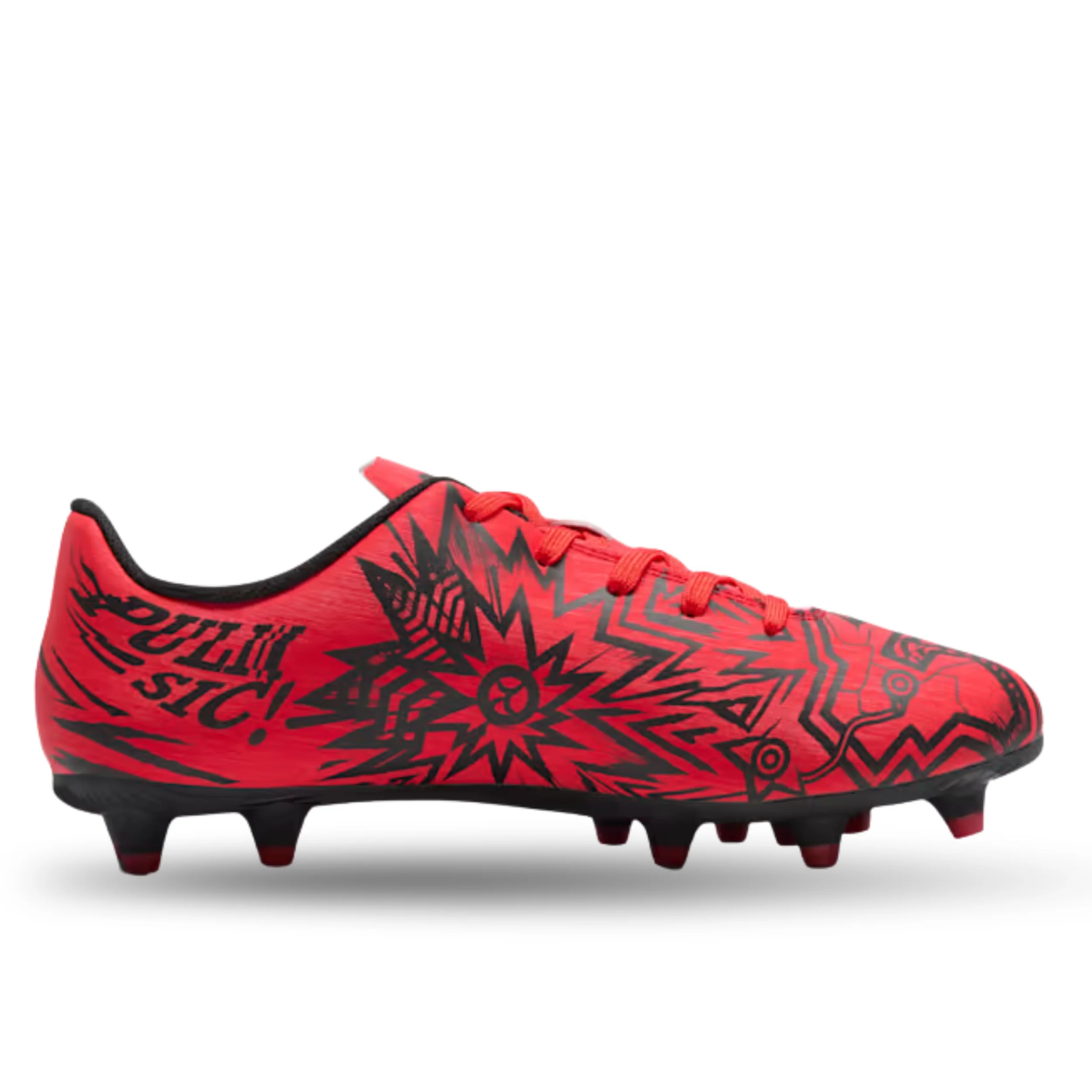 PUMA x Christian Pulisic Youth Tacto II FG/AG Soccer Cleats (Red/Black)