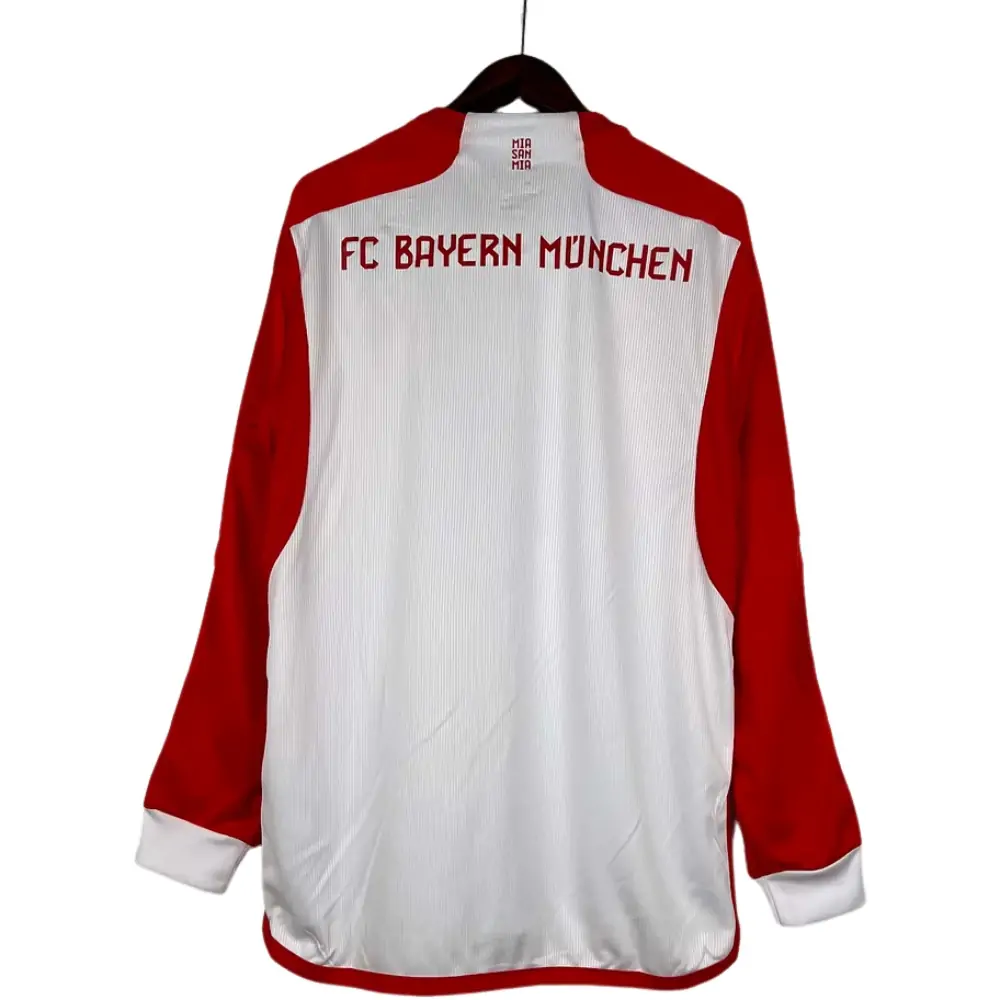 2023/2024 Long Sleeve Bayern Munich Home Football Shirt 1:1 Thai Quality