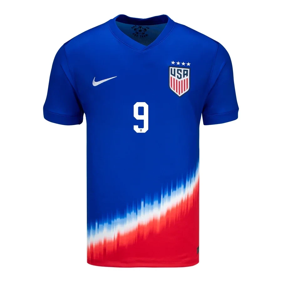 Mallory Swanson 9 USWNT 2024 American Icon Away Stadium Jersey – Men Blue