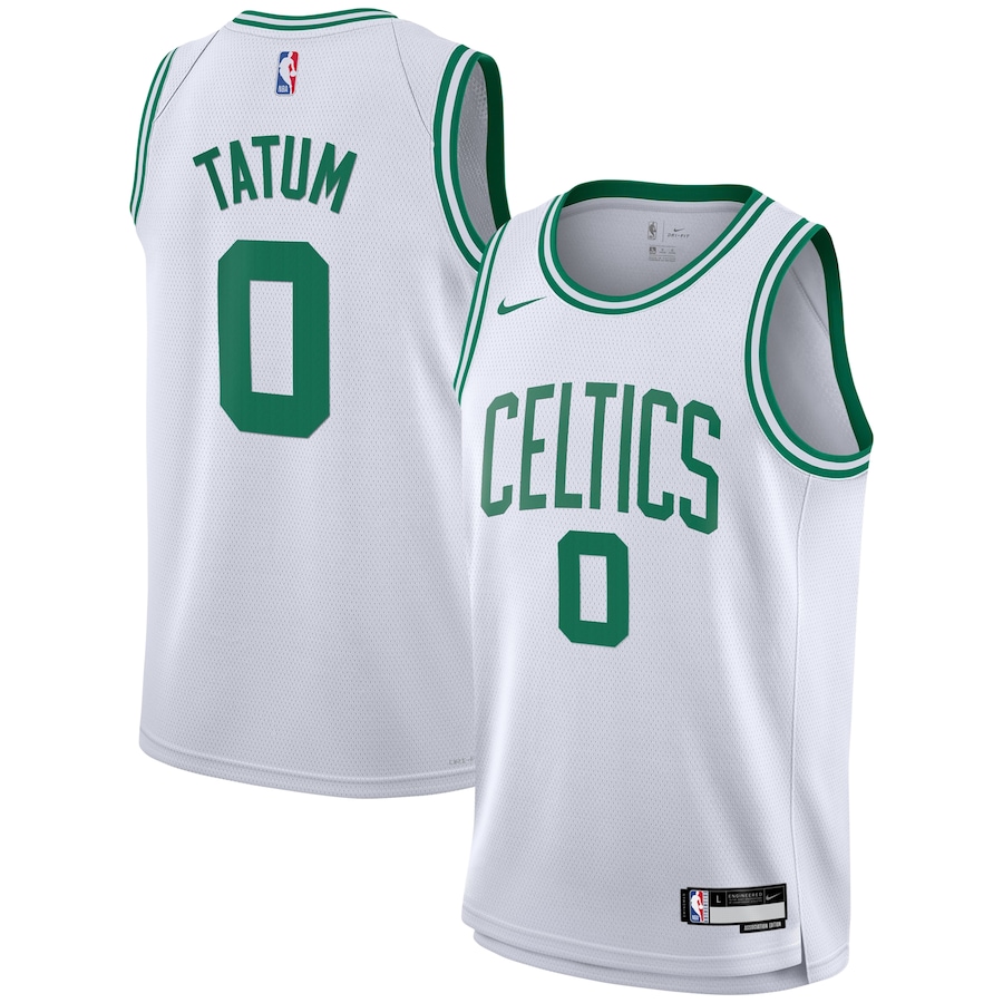 Youth Boston Celtics Jayson Tatum White Swingman Jersey - Association Edition