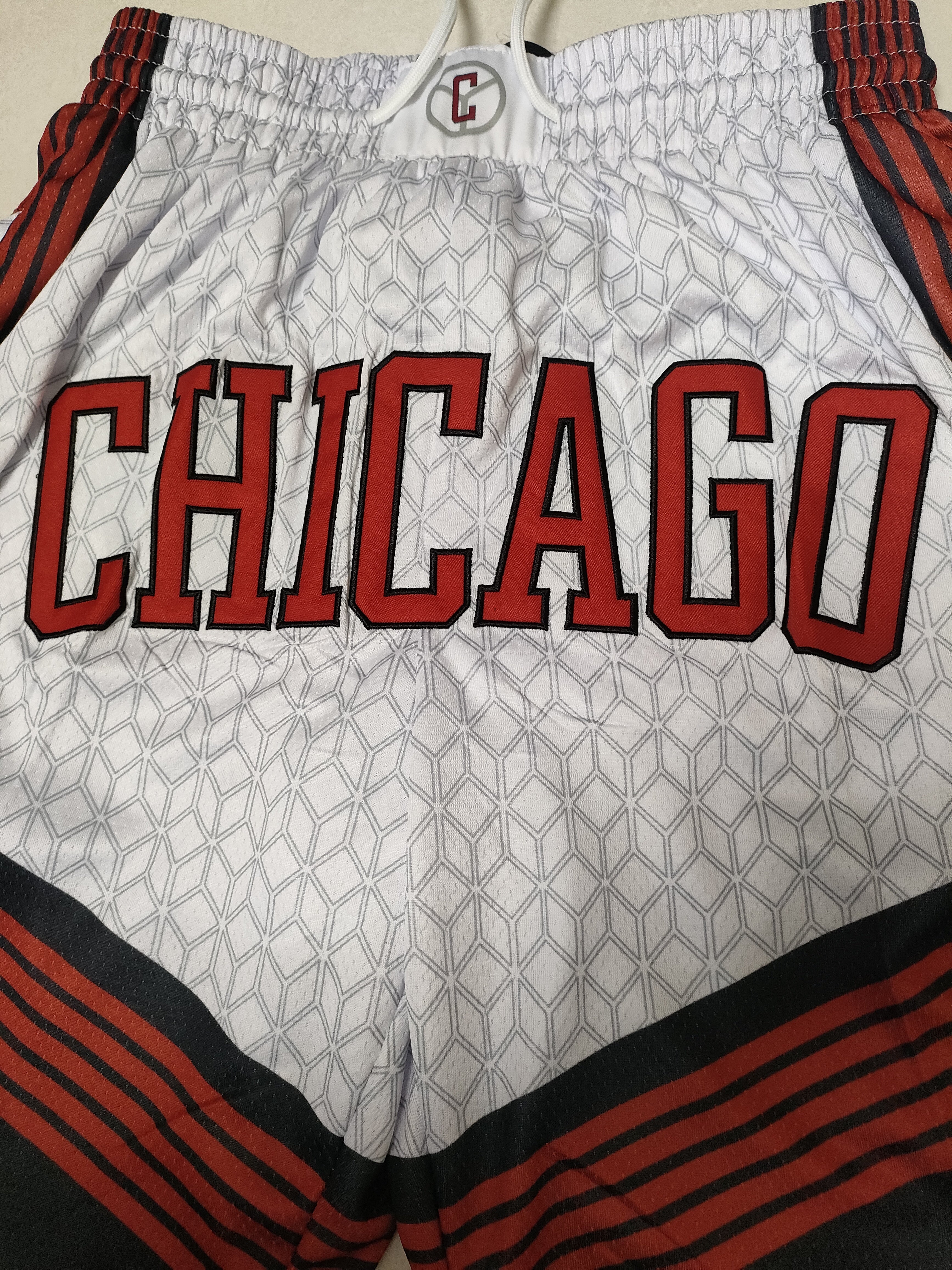 Chicago Bulls White City Edition Pocket Pants