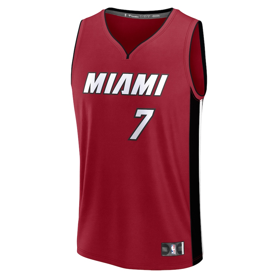 Youth Miami Heat Kel'el Ware Fanatics Red Fast Break  Jersey - Statement Edition