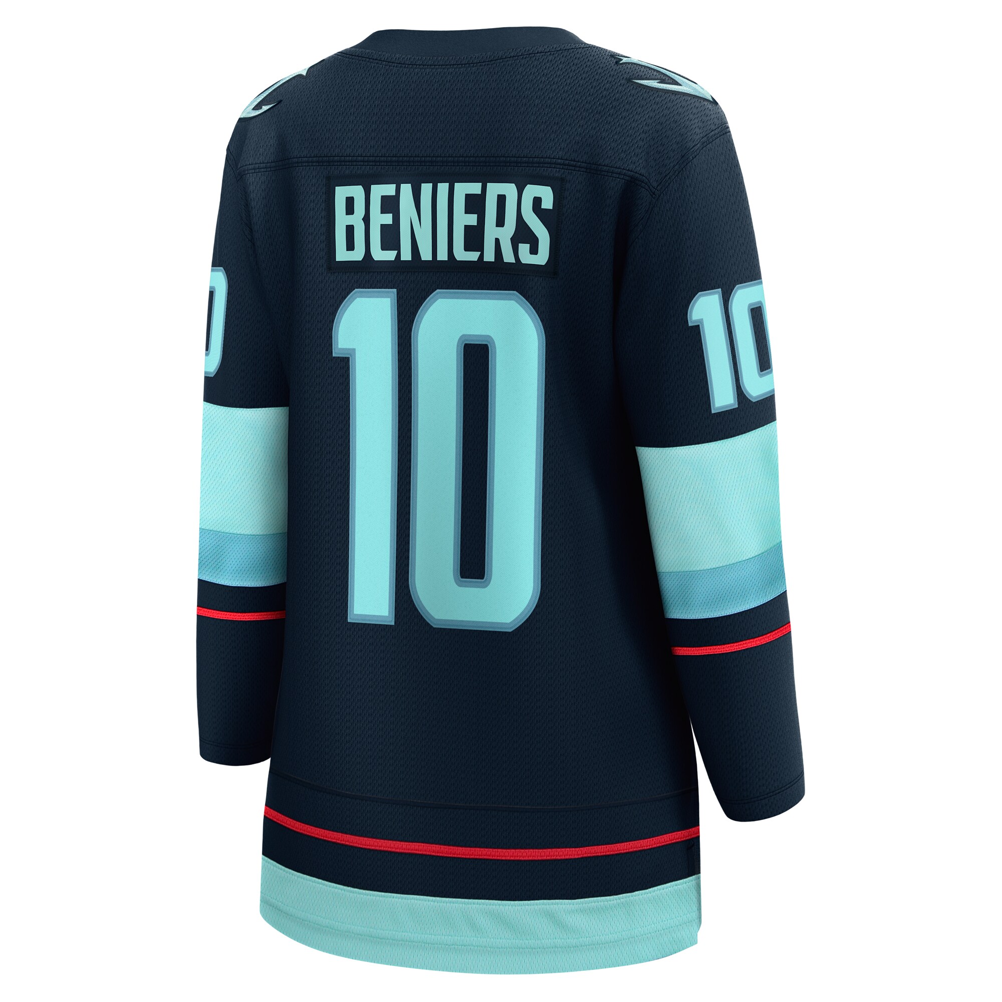 Matty Beniers Seattle Kraken Fanatics Women’s Home Breakaway   Jersey – Deep Sea Blue