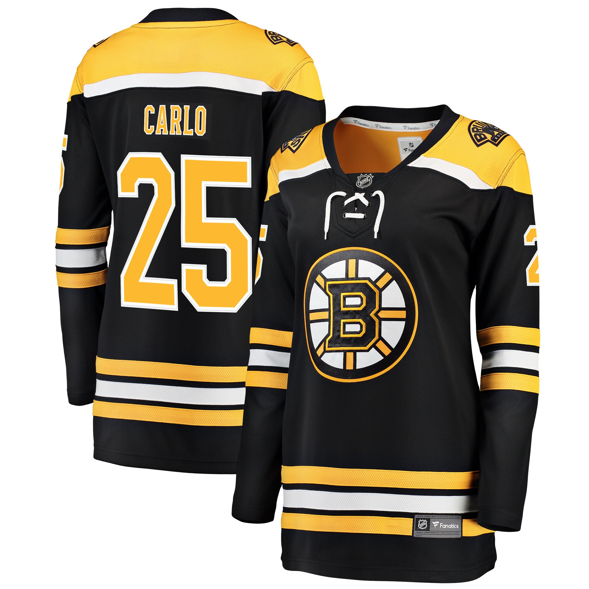 Brandon Carlo Boston Bruins Fanatics Women’s Breakaway  Jersey – Black