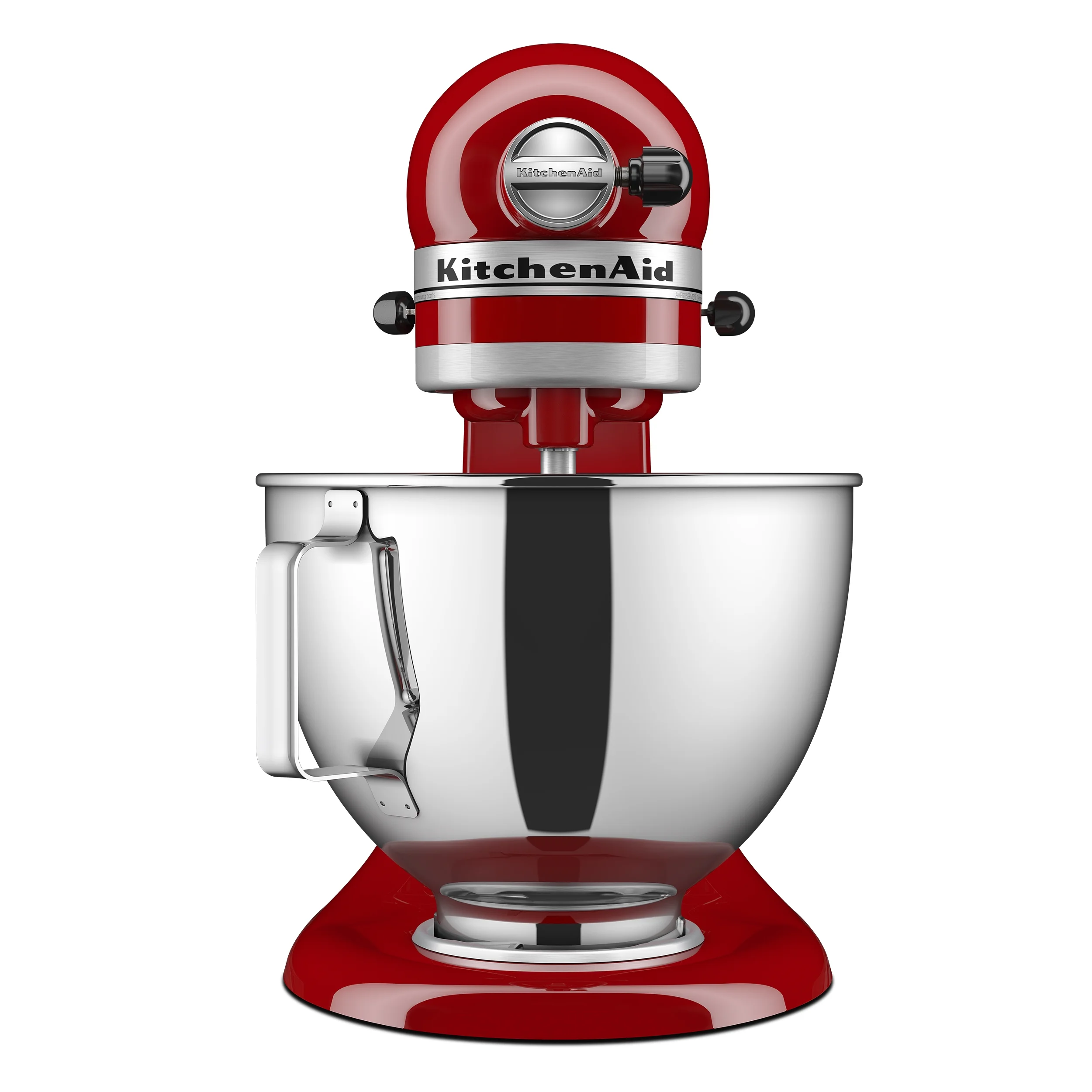 KitchenAid Deluxe Series 4.5 Quart Tilt-Head Stand Mixer with Stainless Bowl, Contour Silver, KSM97CU
