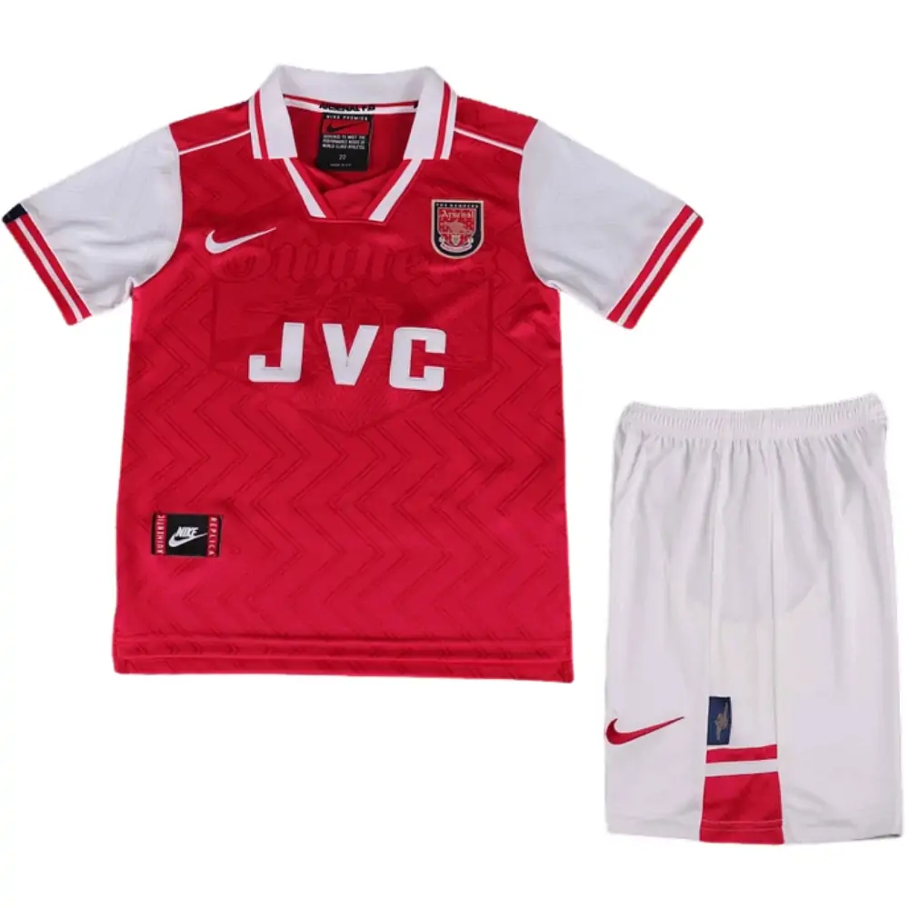 1996-97 Arsenal Home Retro Children's Jersey Set - Fans Edition