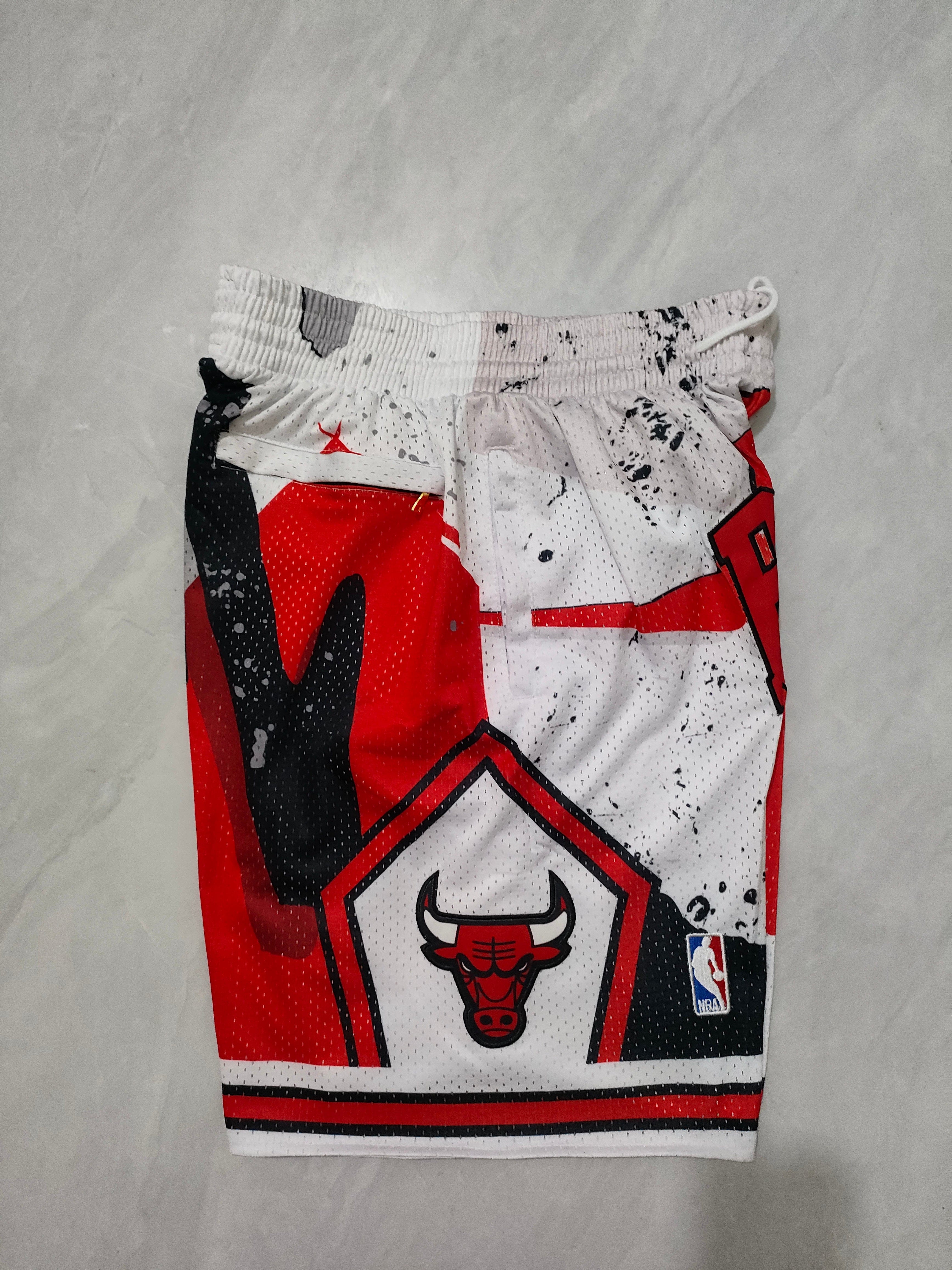 Chicago Bulls White Swingman Pocket Pants