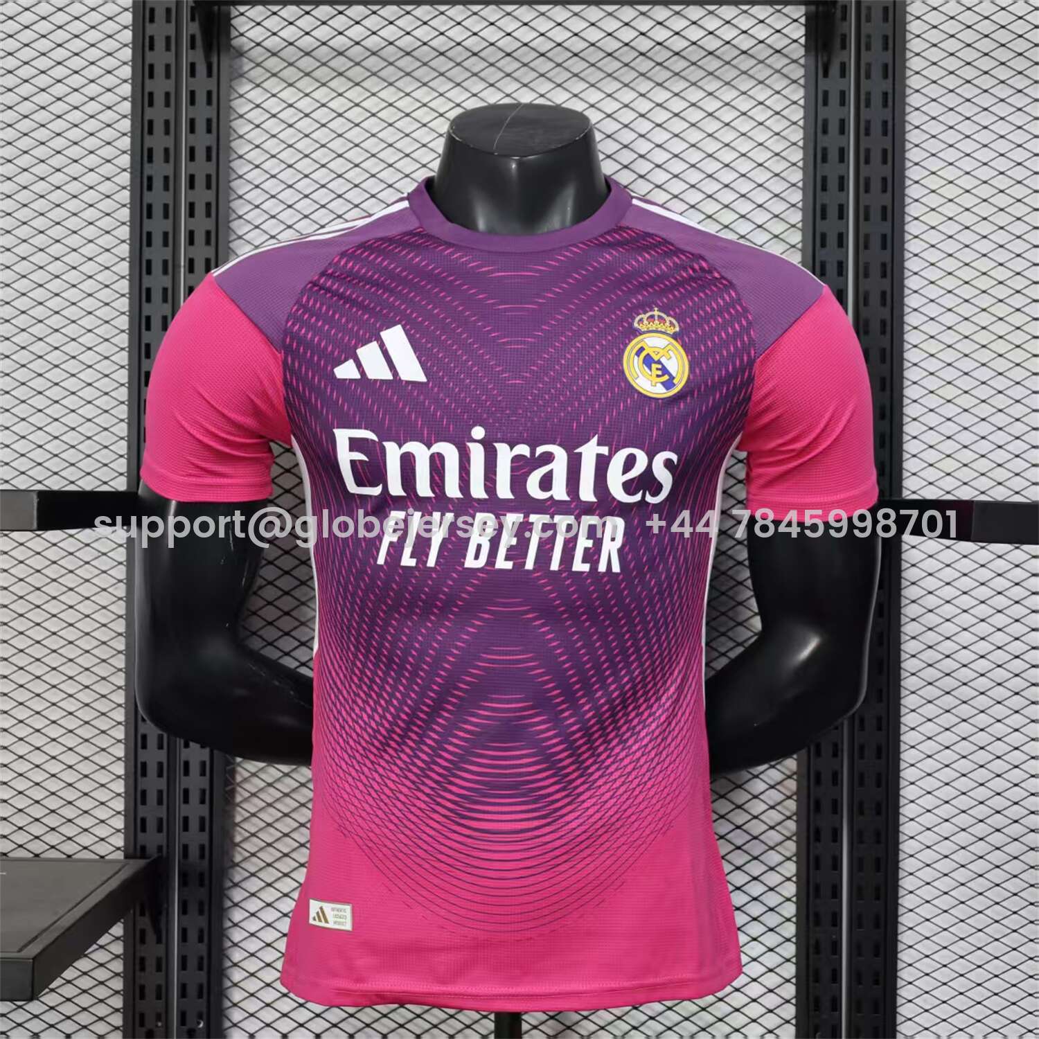 Real Madrid 25-26 Pink Purple Goalkeeper Jersey - Player Version