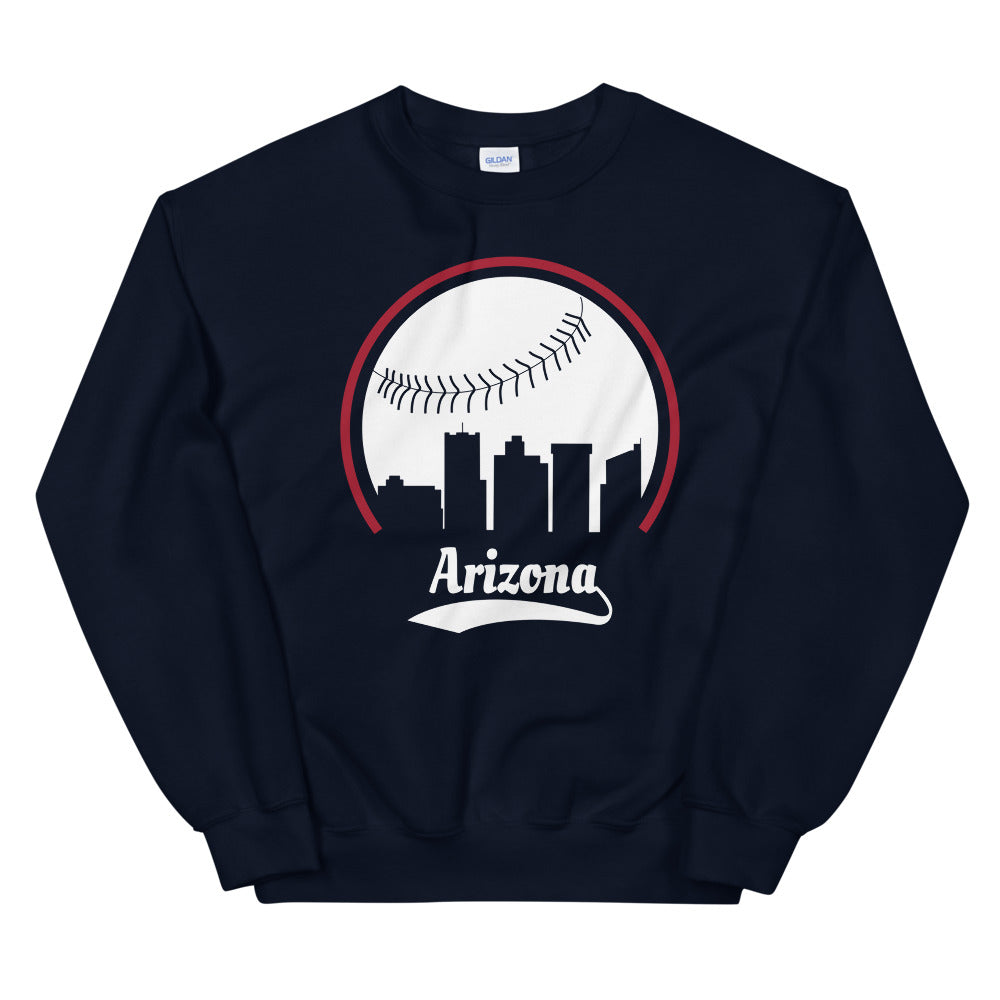 Unisex Arizona D-Backs Baseball Crewneck Sweatshirt