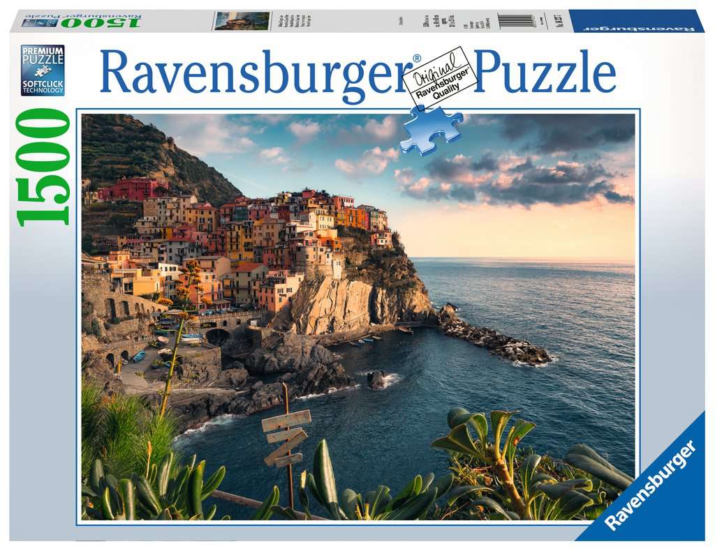 View of Cinque Terre, Italy – 1500 Piece Jigsaw Puzzle (Ravensburger)