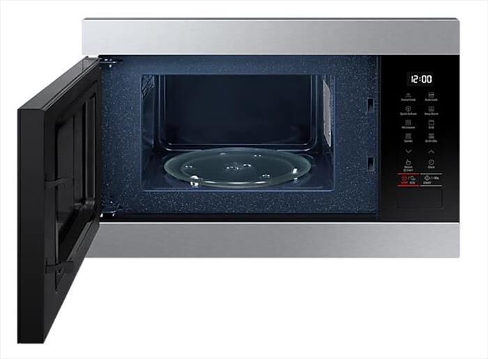 SAMSUNG - Forno microonde da incasso MG22M74T-Nero e acciaio