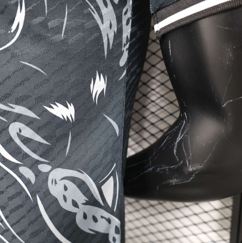 2024/2025 Player Version Real Madrid Black leopard Special Football Shirt 1:1 Thai Quality