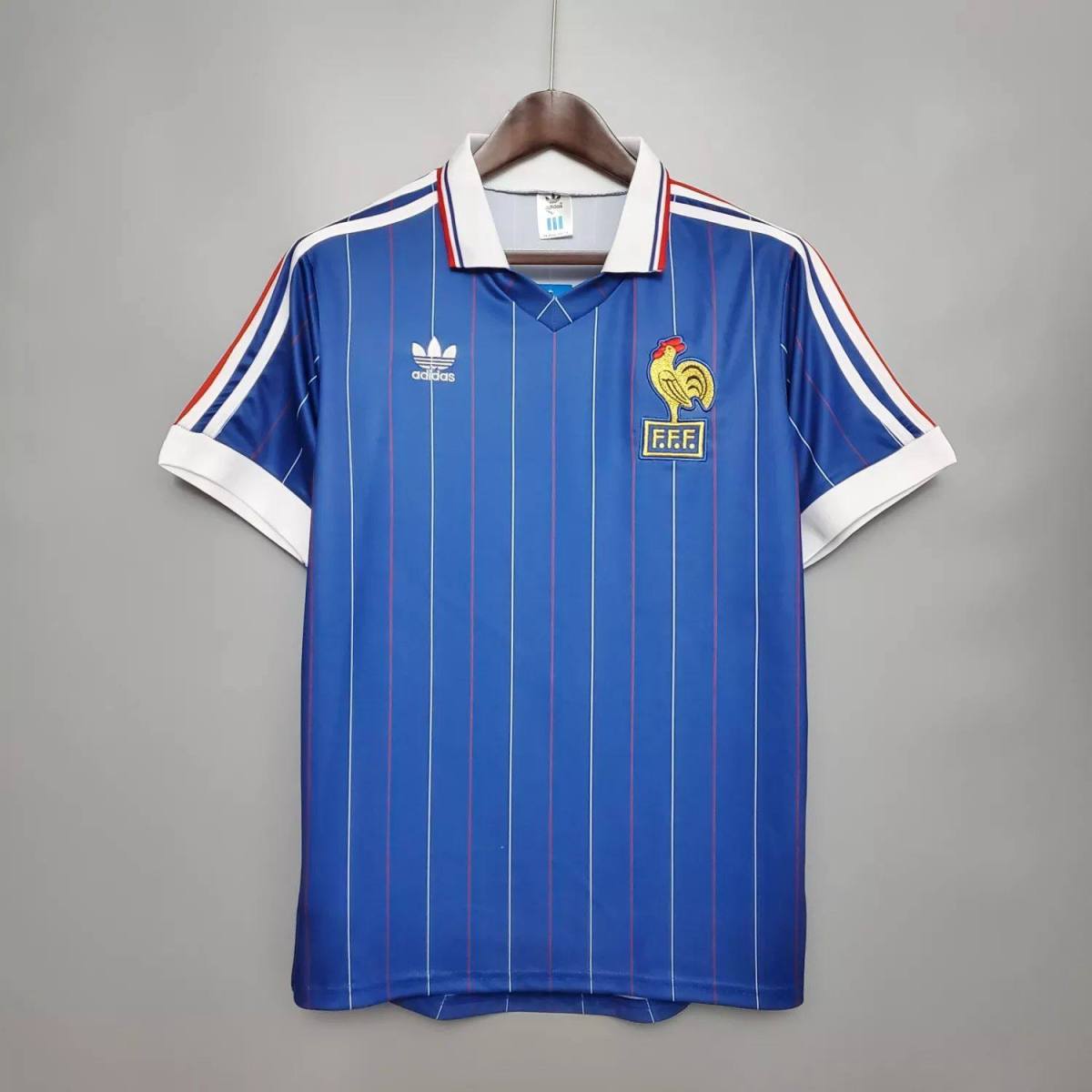 1982 Retro France Home Football Shirt