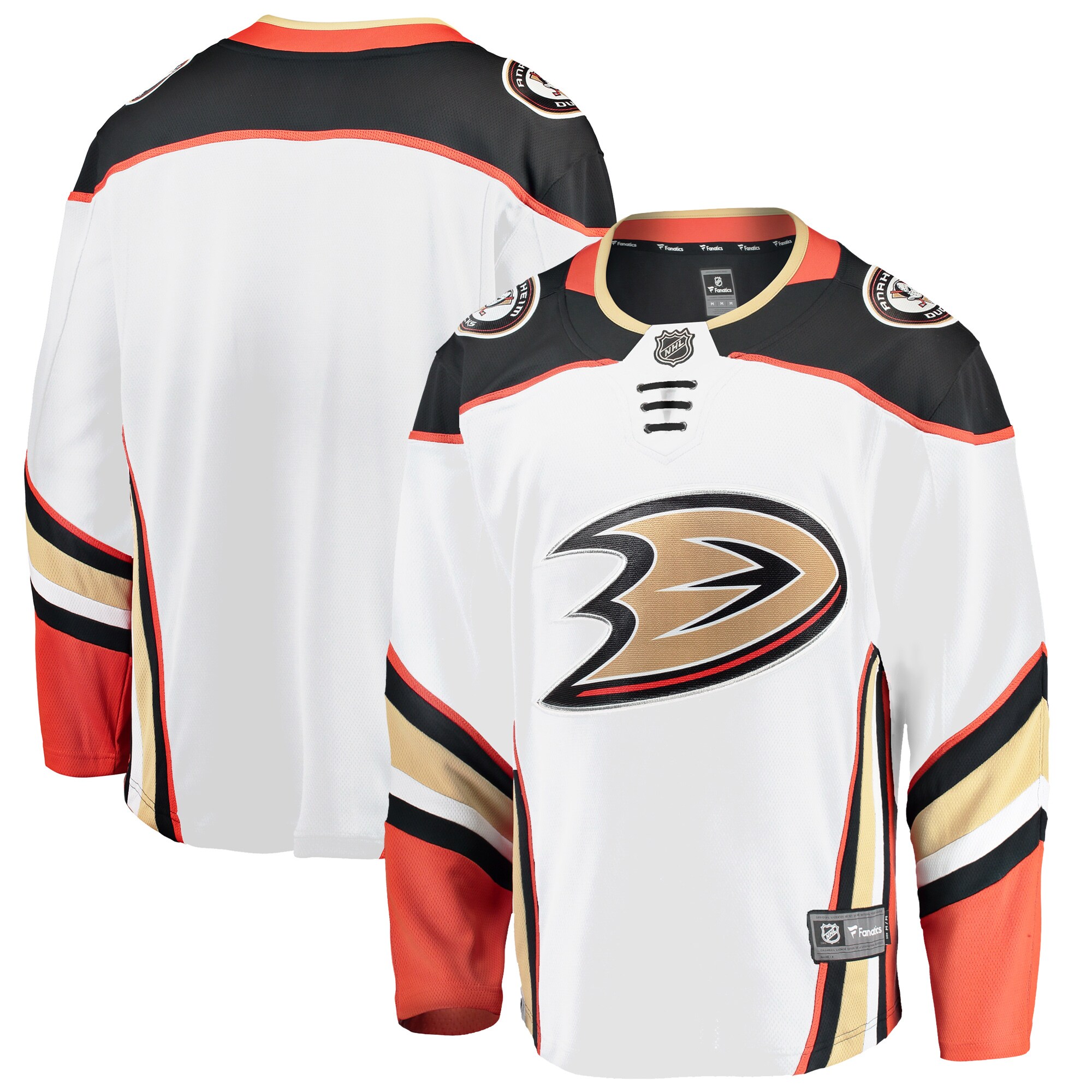 Anaheim Ducks Fanatics Breakaway Away Jersey – White