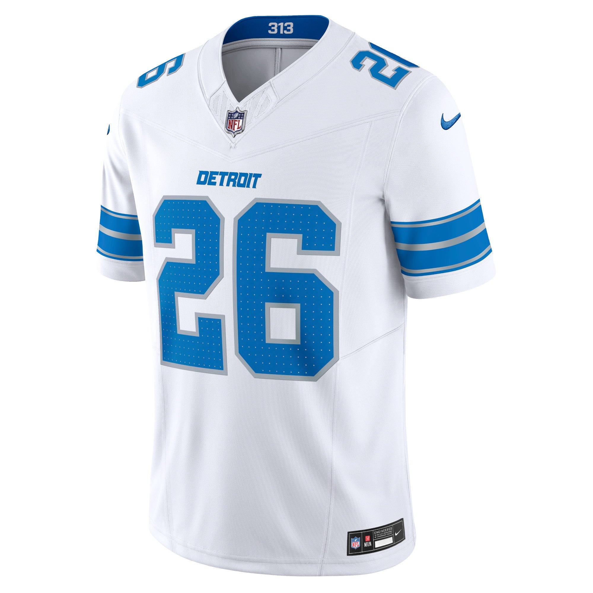 Jahmyr Gibbs Detroit Lions Nike Vapor F.U.S.E. Limited Jersey - White