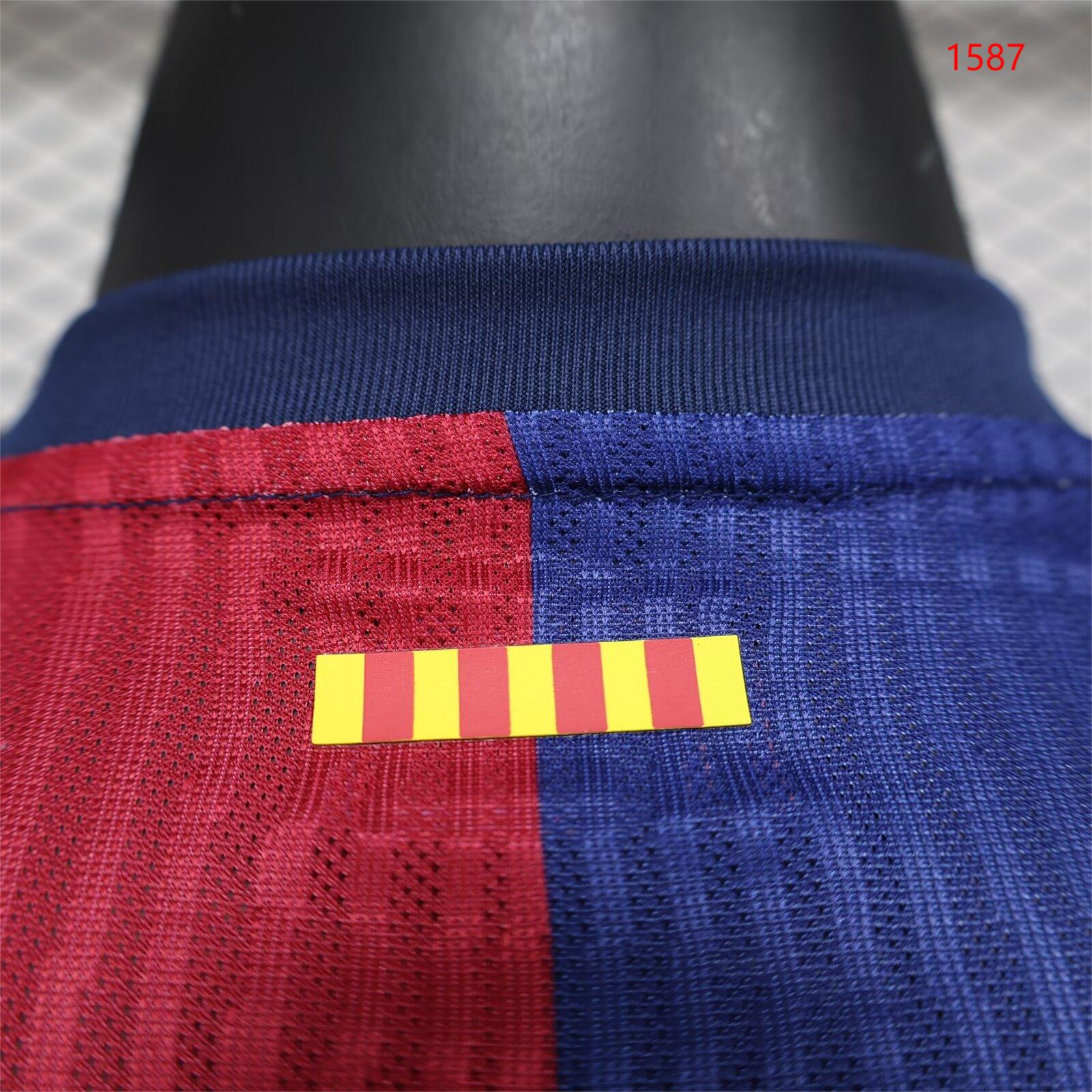 2024/25 Barcelona Home Long Sleeve Shirt - Player Version