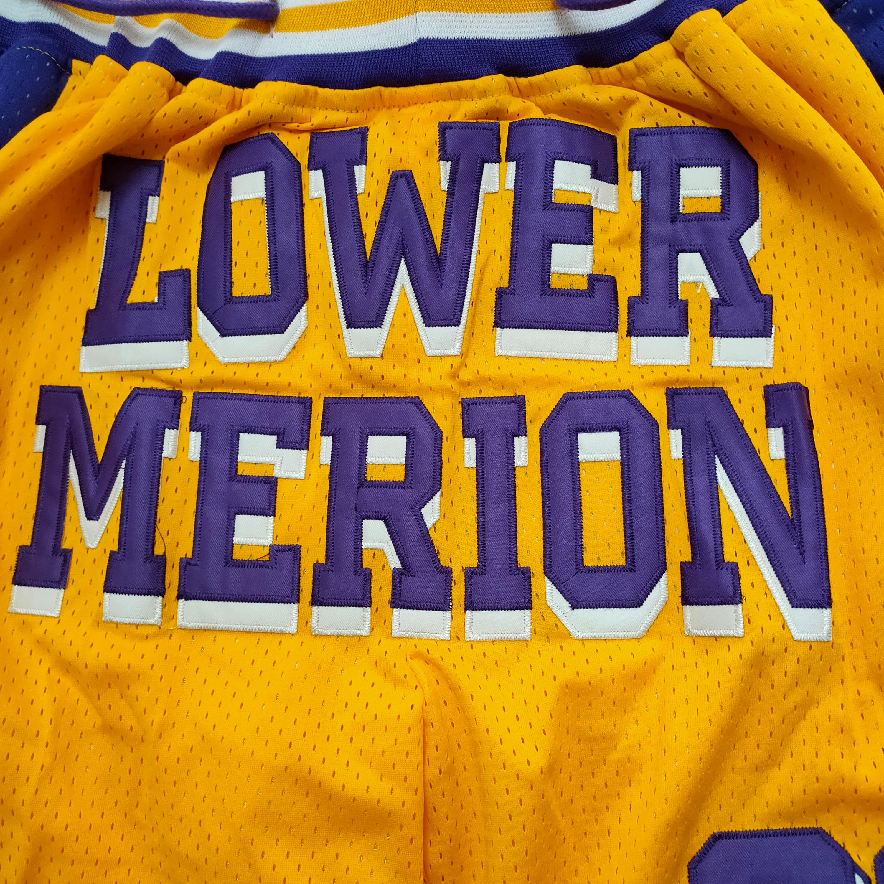 Los Angeles Lakers Kobe Bryant Yellow No. 33 Pocket Pants